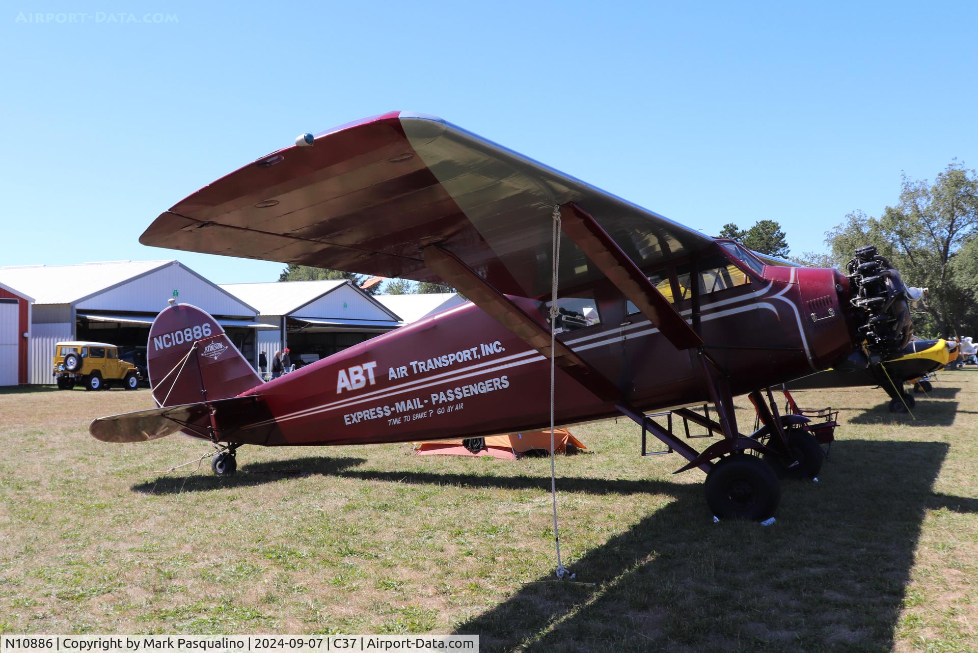N10886, 1931 Stinson JR. S C/N 8058, Stinson JR S