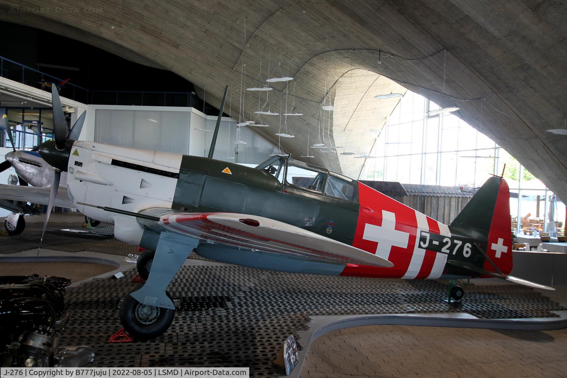 J-276, Morane-Saulnier D-3801J C/N 66, at Air Force Center Dübendorf