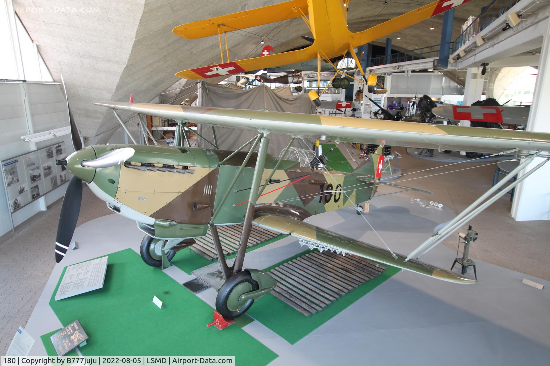 180, EKW C-35 C/N 395, at Air Force Center Dübendorf