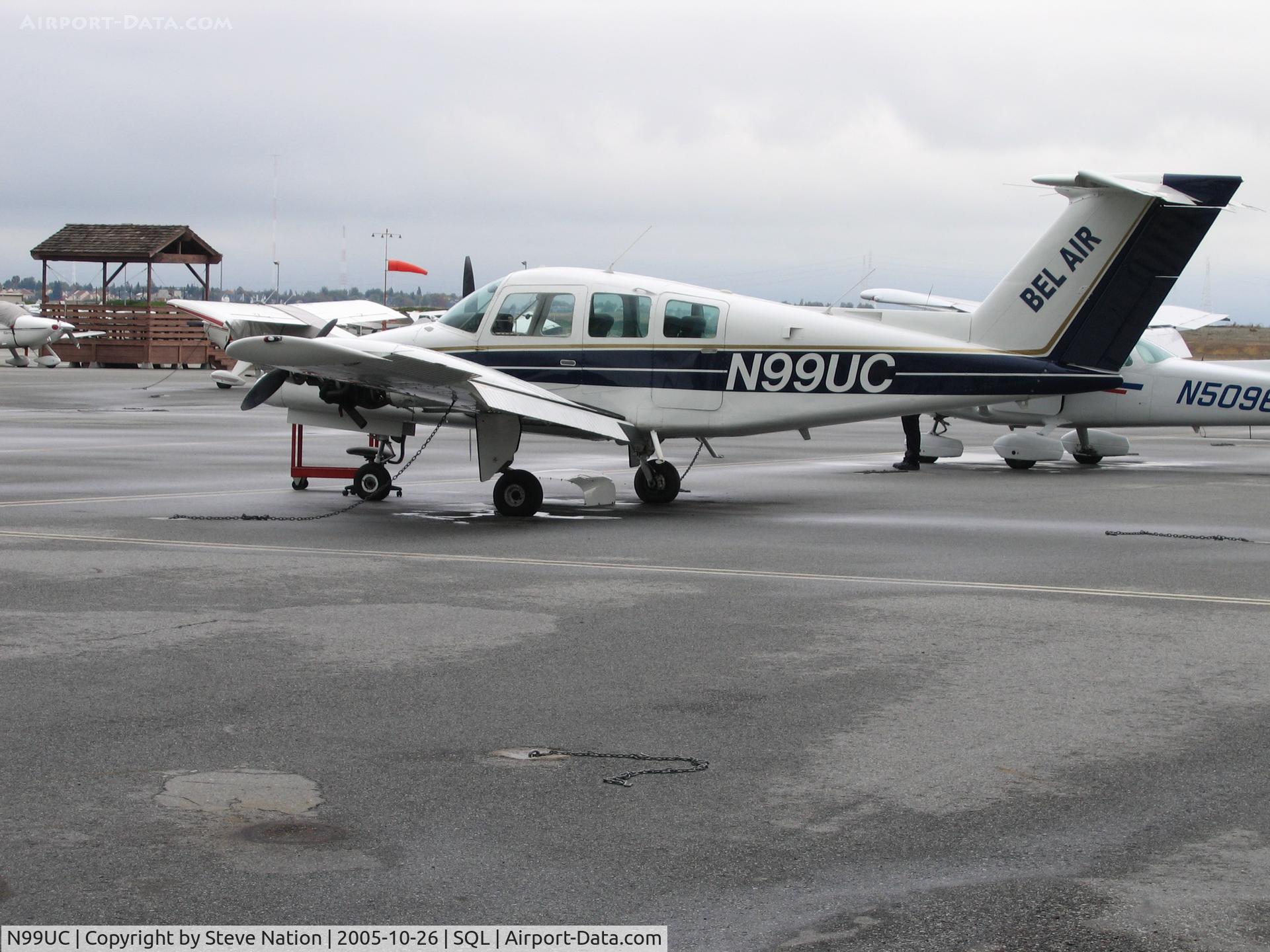 N99UC, 1979 Beech 76 Duchess C/N ME-211, Bel Air 1979 Beech 76 at San Carlos, CA
