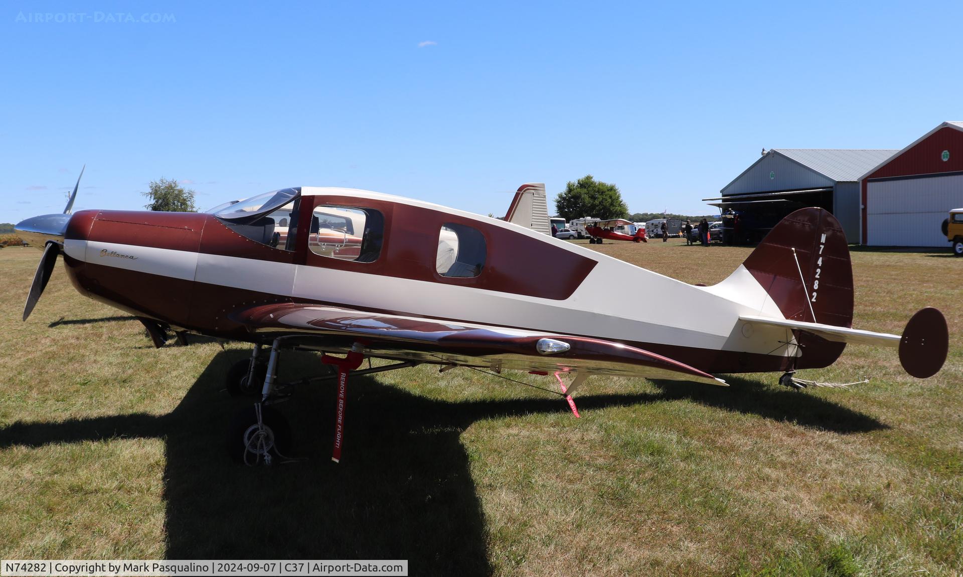 N74282, 1946 Bellanca 14-13-2 Cruisair Senior C/N 1395, Bellanca 14-13-2