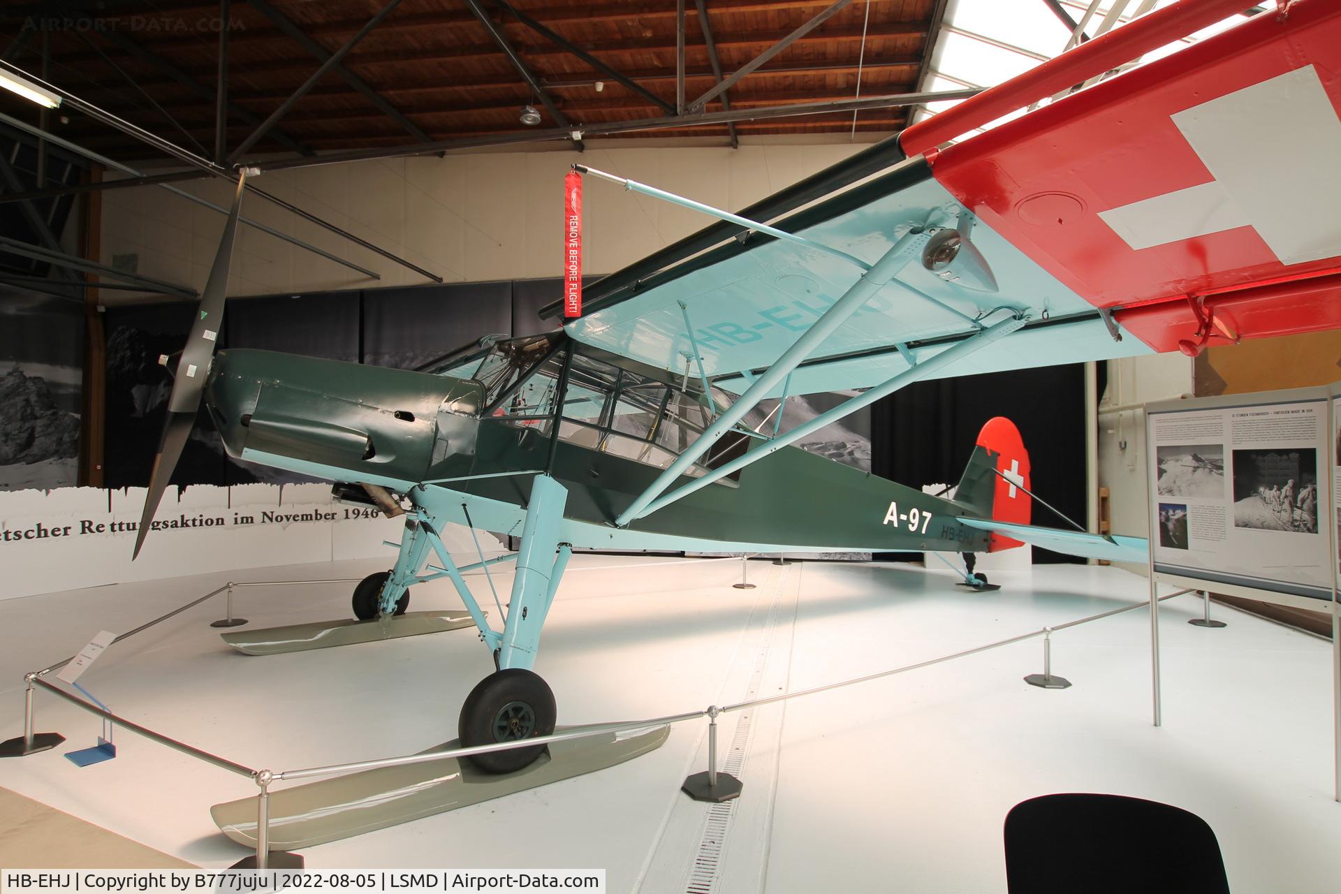 HB-EHJ, Fieseler Fi-156C-3 Storch C/N 8063, at Air Force Center Dübendorf