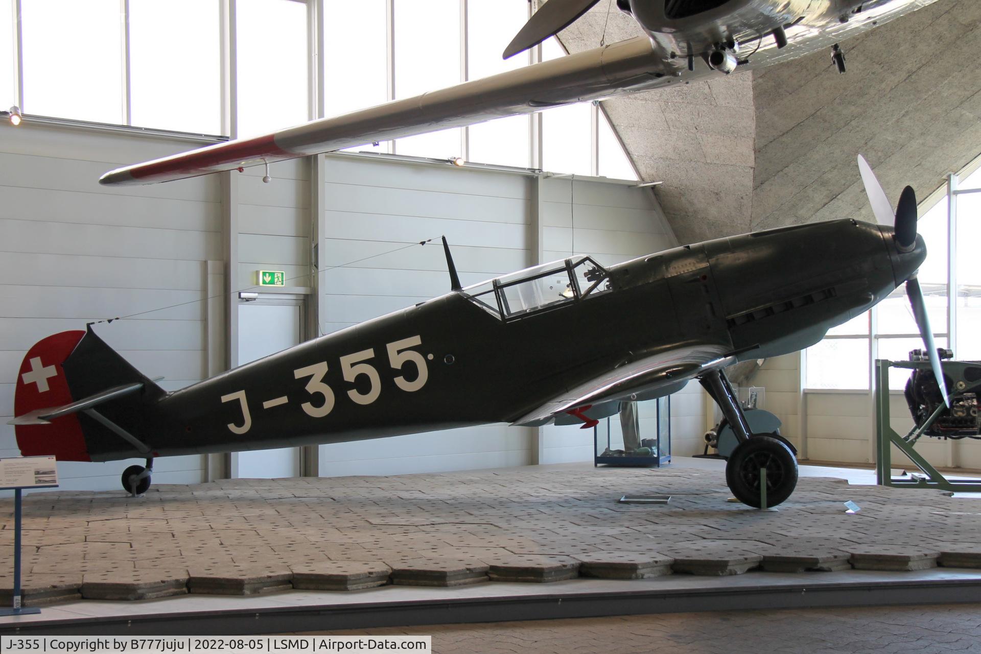 J-355, Messerschmitt Bf-109E-3 C/N 2242, at Air Force Center Dübendorf