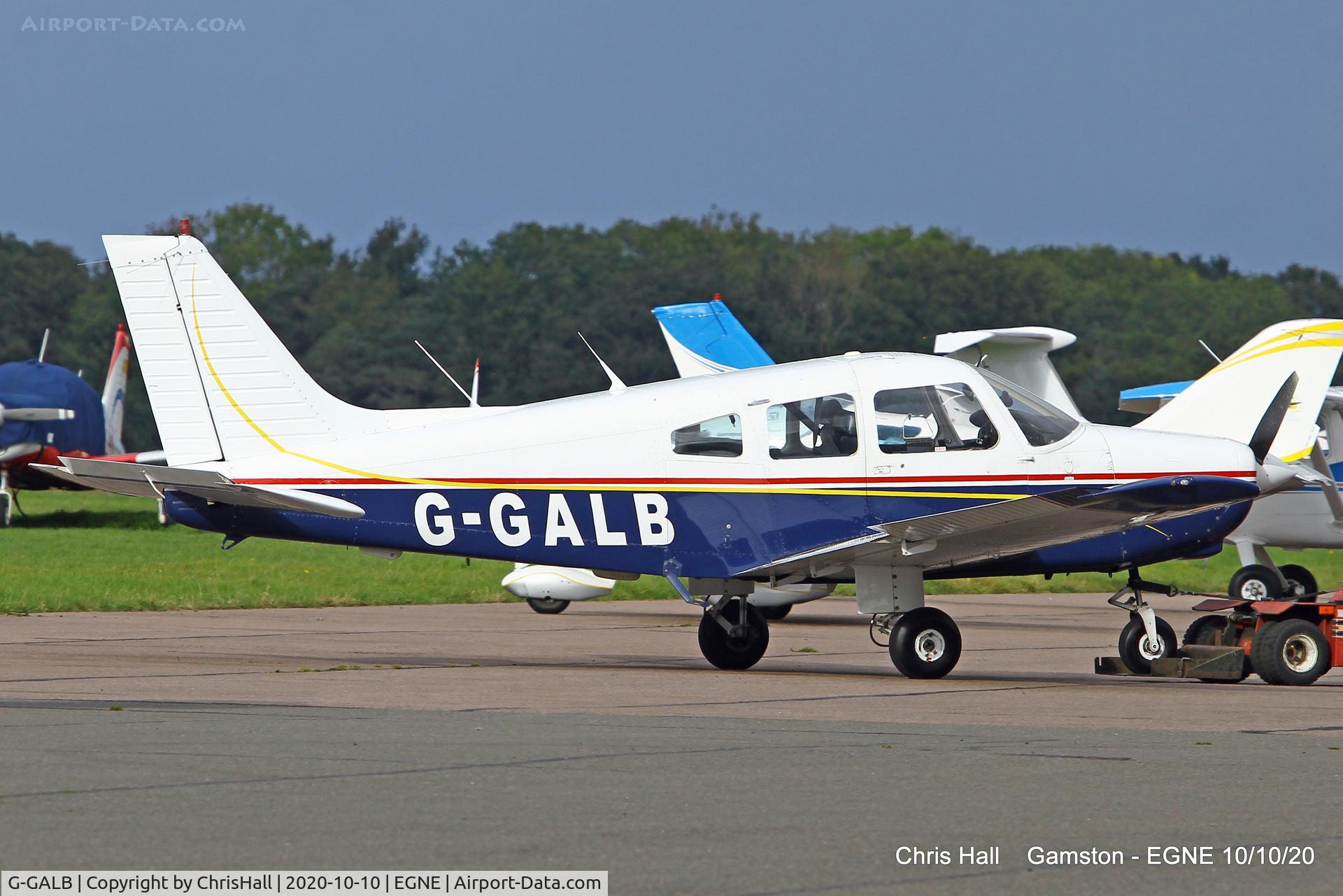 G-GALB, 1986 Piper PA-28-161 Cherokee Warrior II C/N 28-8616021, Gamston
