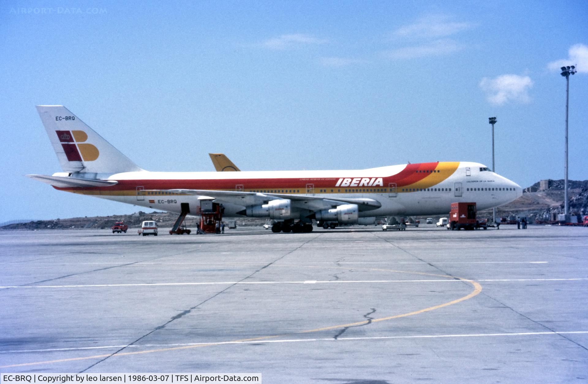 EC-BRQ, 1971 Boeing 747-256B C/N 20137, Tenerife 7.3.1986