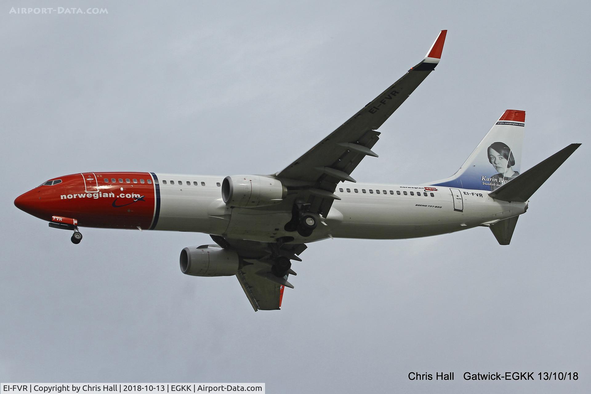 EI-FVR, 2017 Boeing 737-8JP C/N 42279, Gatwick