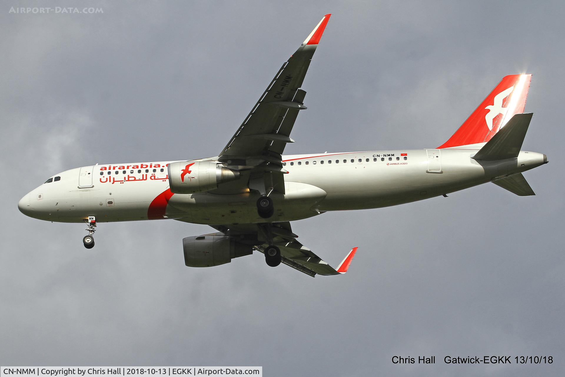 CN-NMM, 2016 Airbus A320-214 C/N 7096, Gatwick