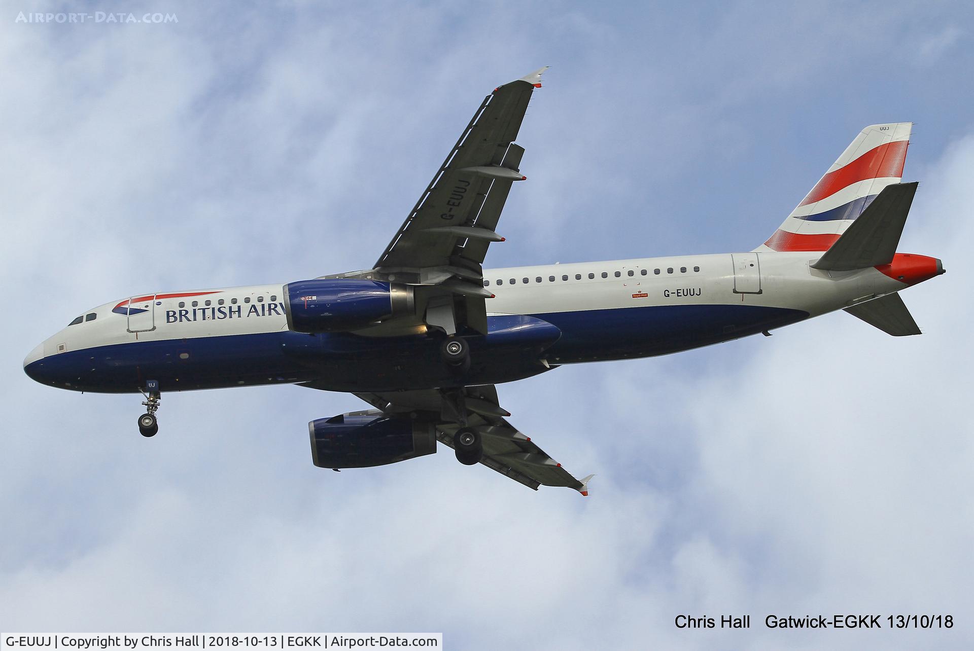 G-EUUJ, 2002 Airbus A320-232 C/N 1883, Gatwick
