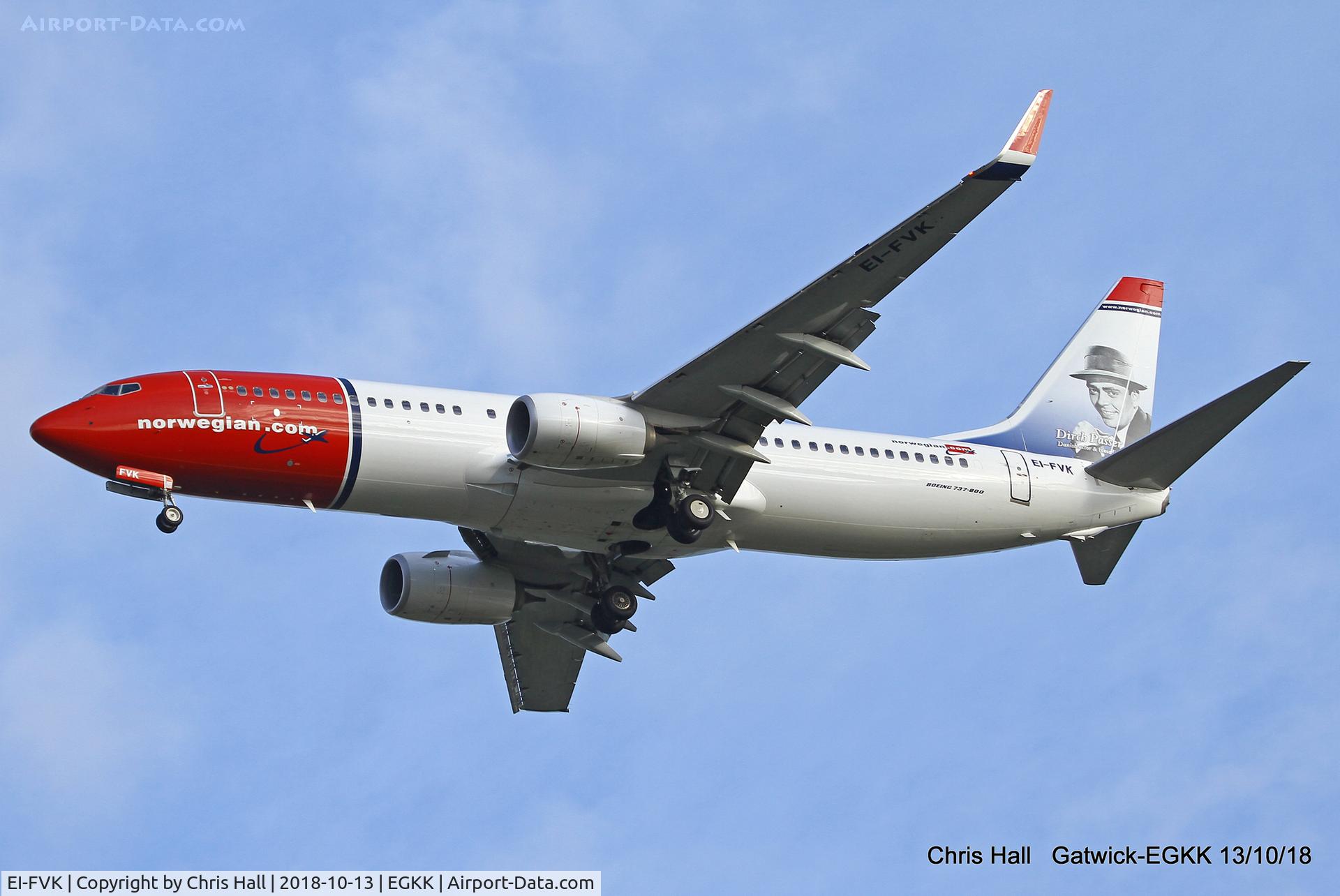 EI-FVK, 2017 Boeing 737-8JP C/N 42276, Gatwick