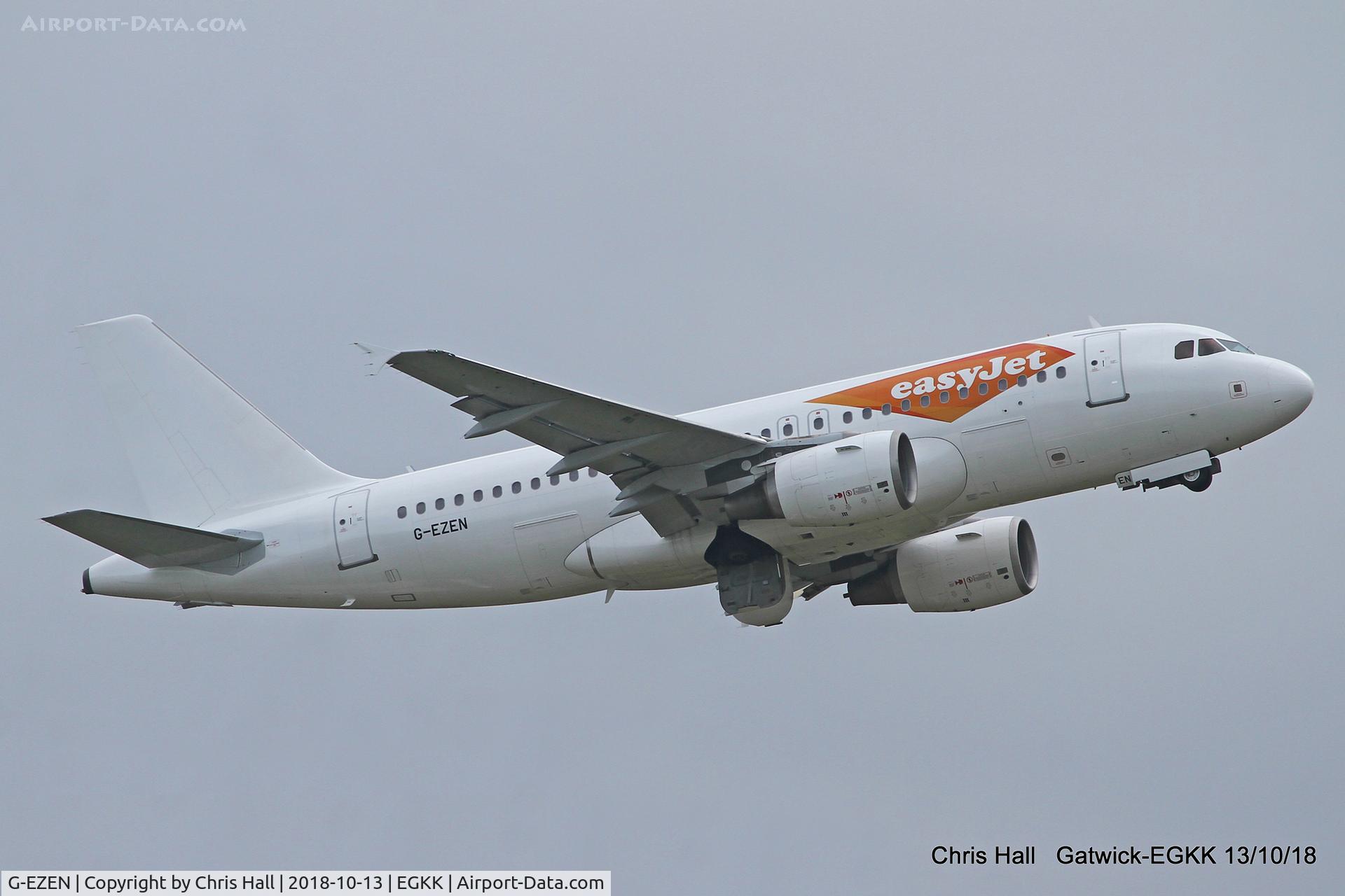 G-EZEN, 2004 Airbus A319-111 C/N 2245, Gatwick
