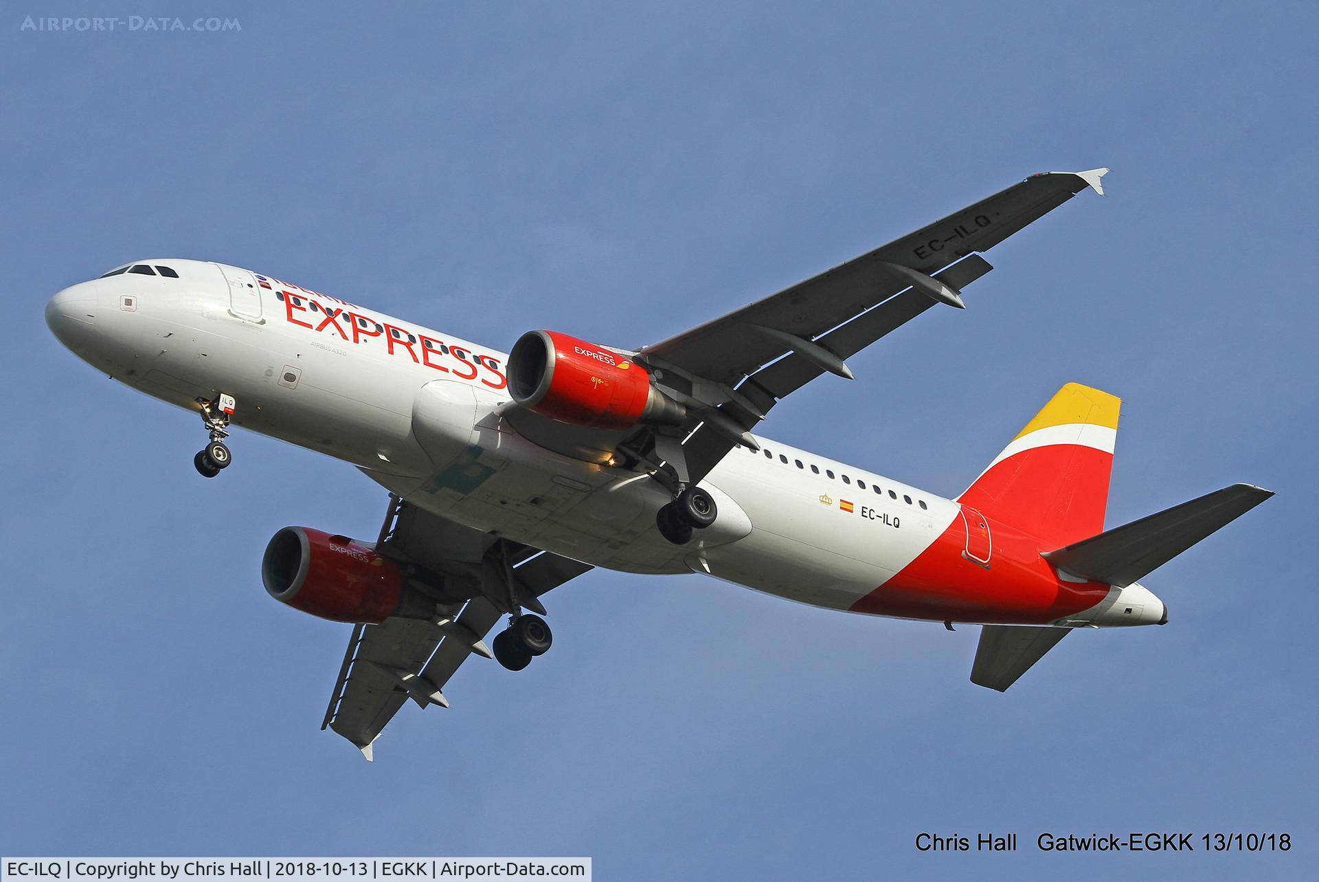 EC-ILQ, 2002 Airbus A320-214 C/N 1736, Gatwick