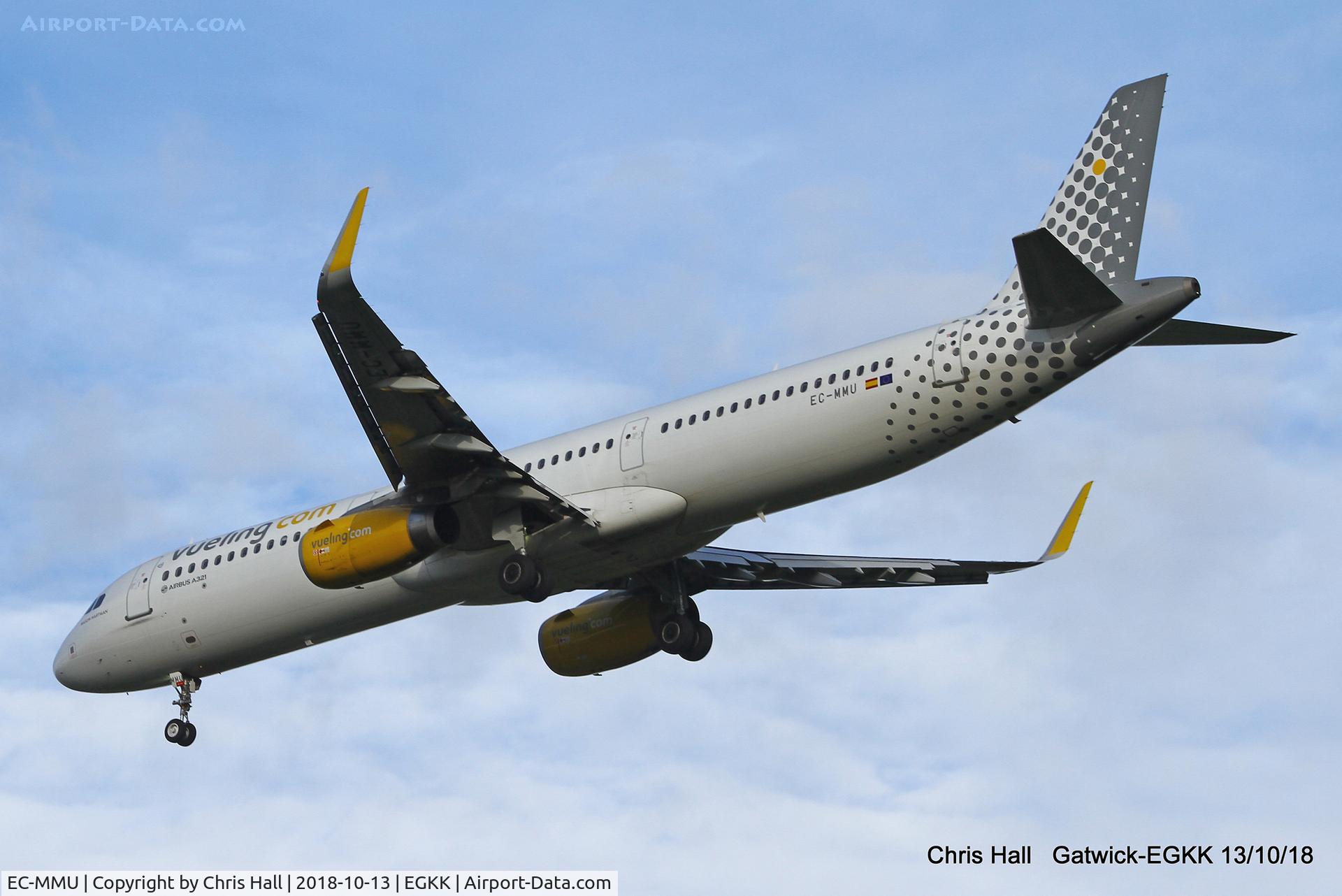 EC-MMU, 2016 Airbus A321-231 C/N 7218, Gatwick
