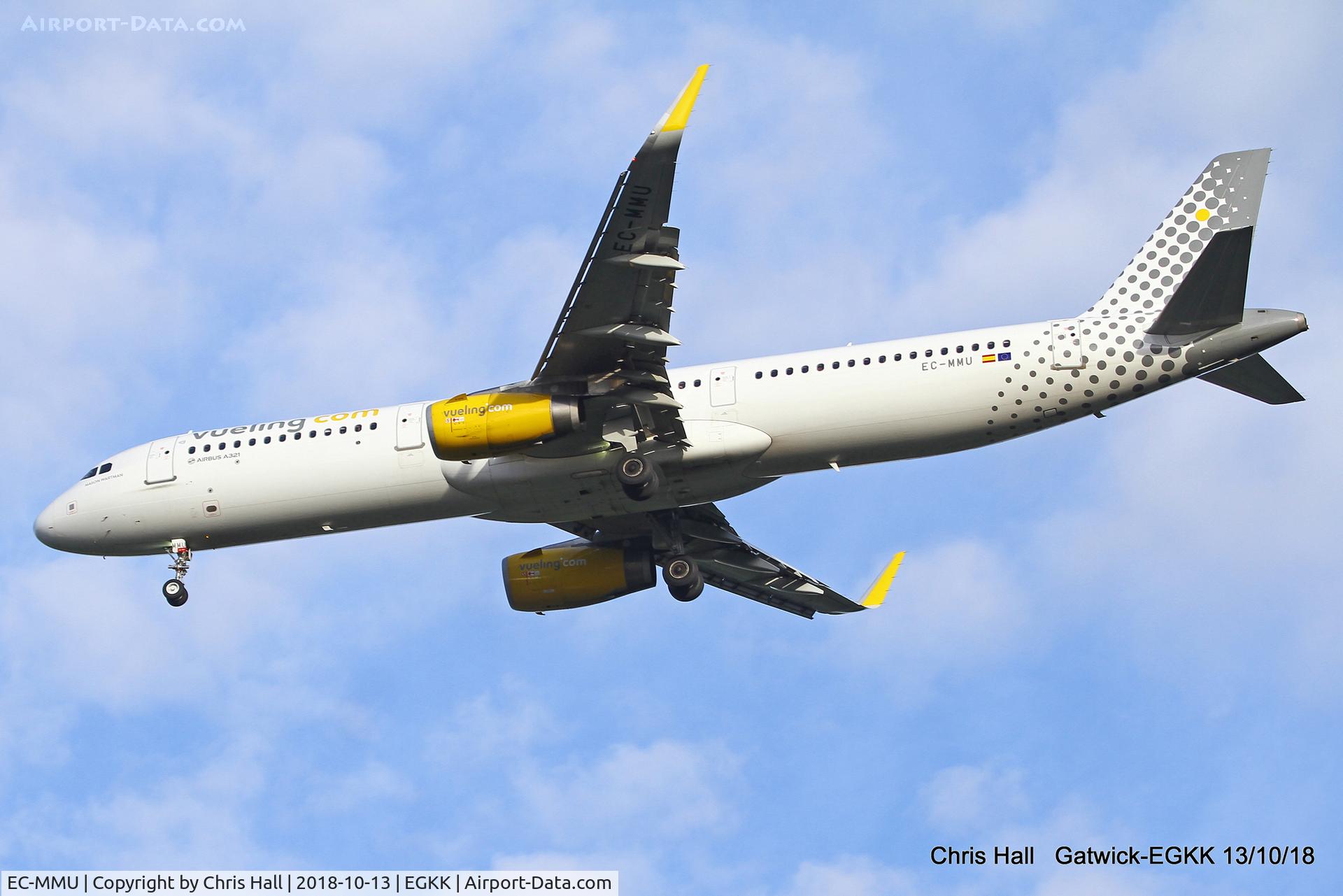 EC-MMU, 2016 Airbus A321-231 C/N 7218, Gatwick