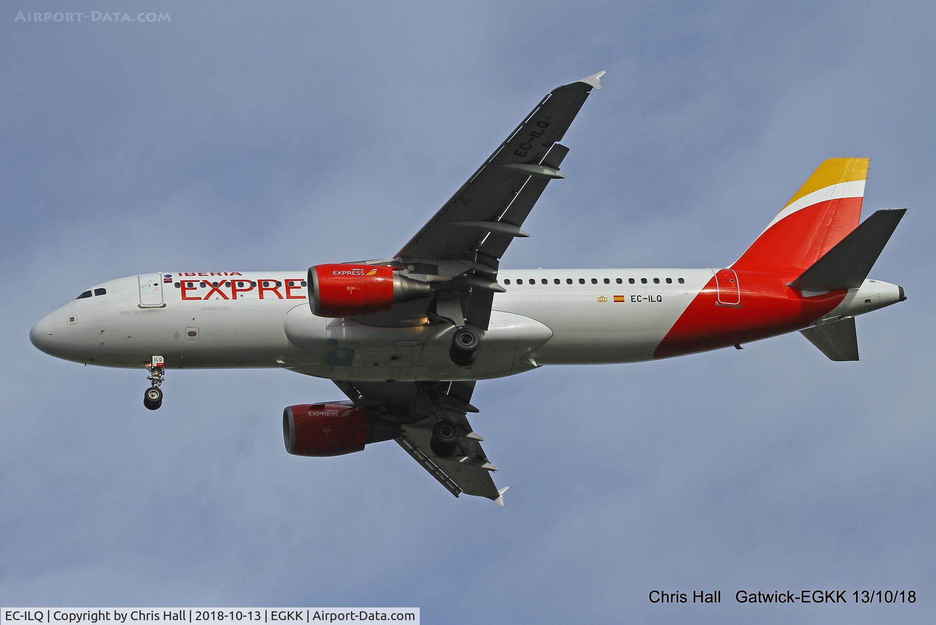 EC-ILQ, 2002 Airbus A320-214 C/N 1736, Gatwick