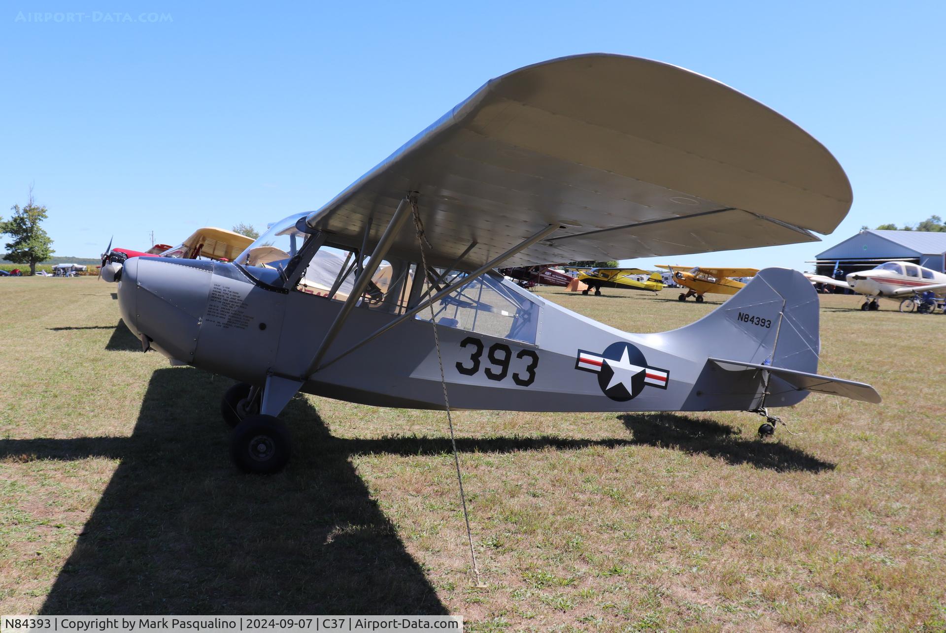 N84393, 1946 Champion 7CCM C/N 7AC-3088, Aeronca L-16B