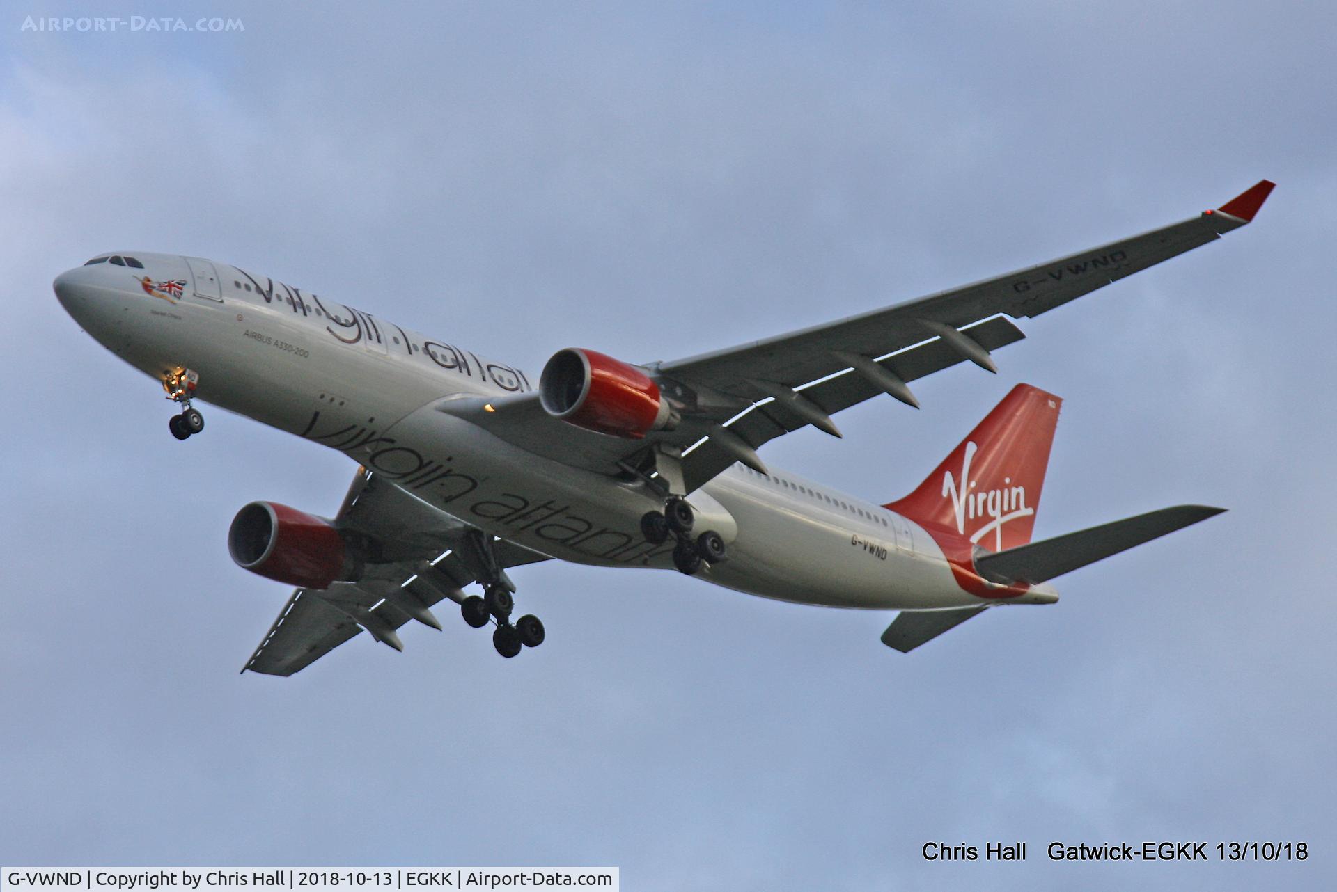G-VWND, 2002 Airbus A330-223 C/N 476, Gatwick
