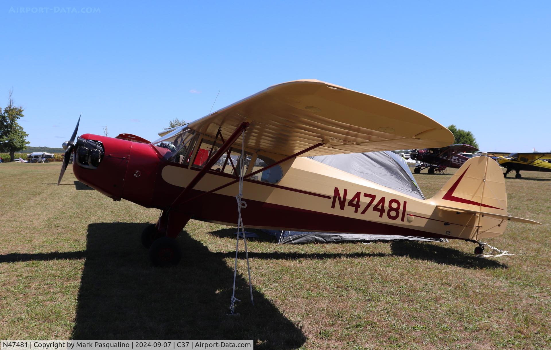 N47481, 1943 Taylorcraft DCO-65 C/N 5082, Taylorcraft DCO-65