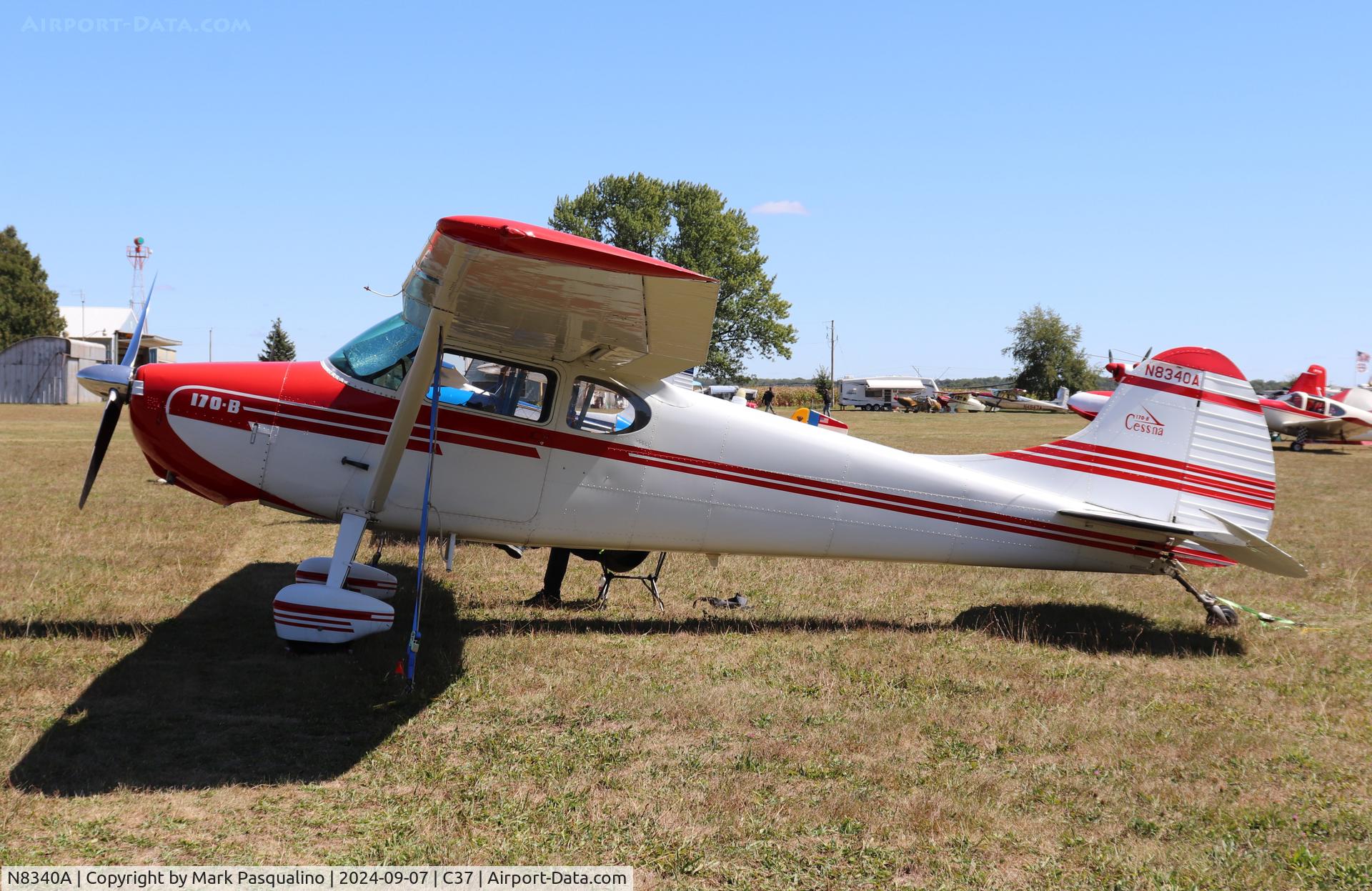 N8340A, 1952 Cessna 170B C/N 25192, Cessna 170B