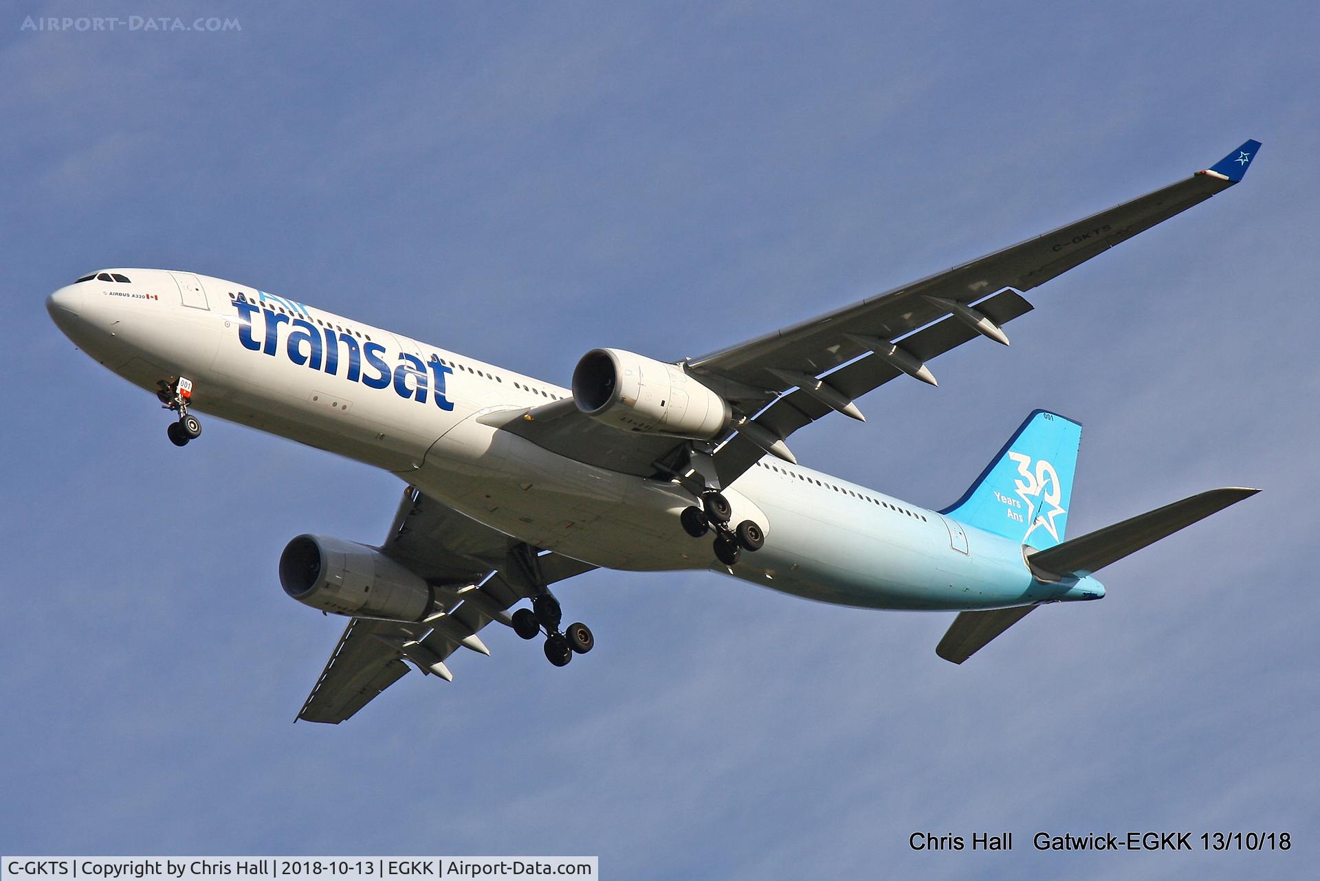 C-GKTS, 1995 Airbus A330-342 C/N 111, Gatwick