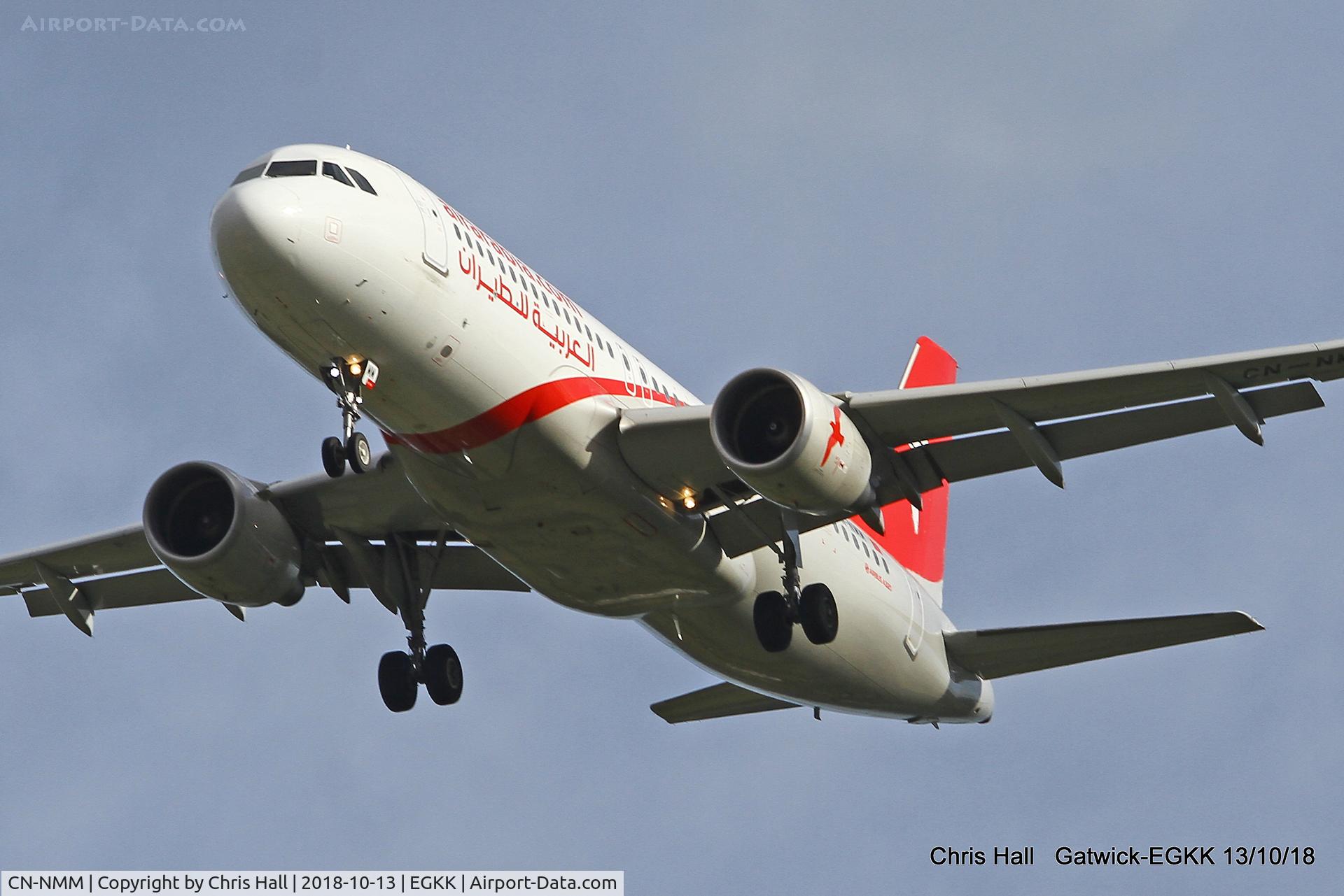 CN-NMM, 2016 Airbus A320-214 C/N 7096, Gatwick