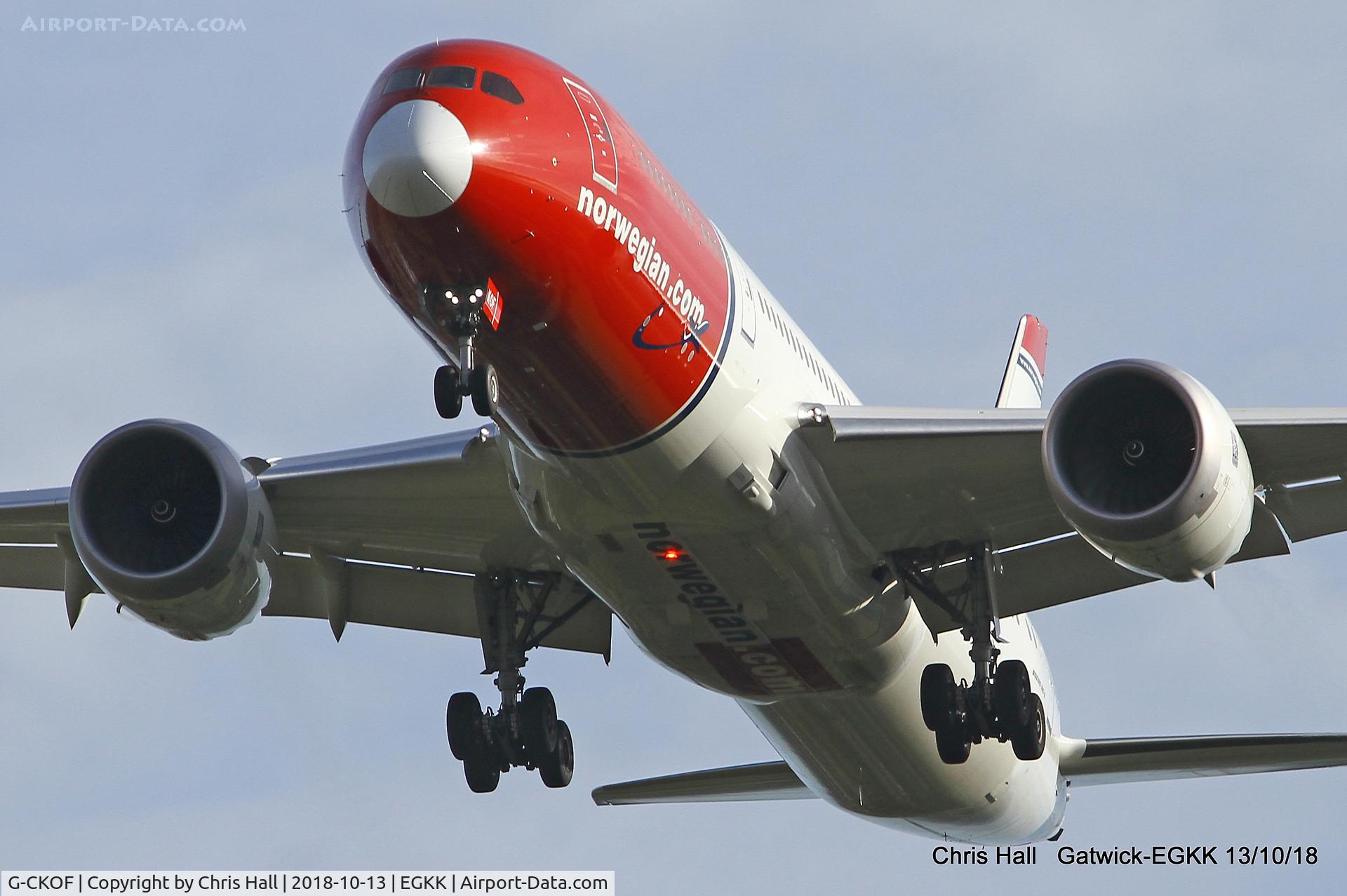 G-CKOF, 2018 Boeing 787-9JP Dreamliner C/N 38786, Gatwick