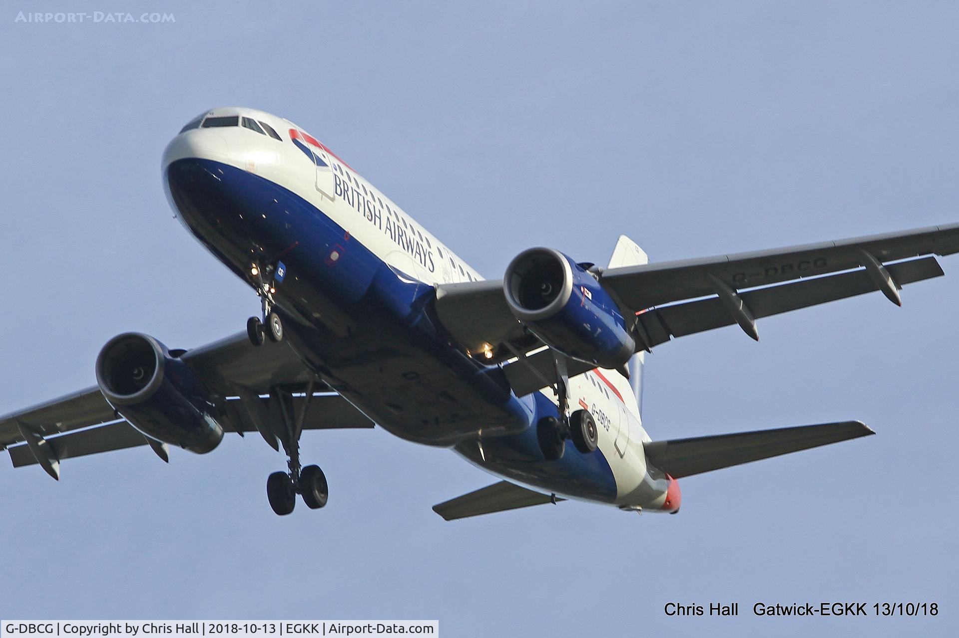 G-DBCG, 2005 Airbus A319-131 C/N 2694, Gatwick