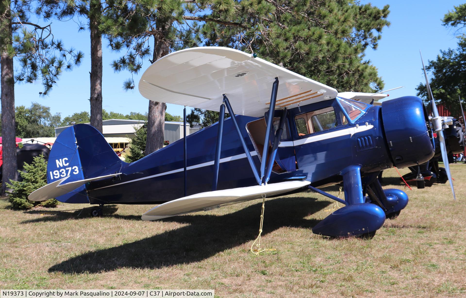 N19373, 1938 Waco YKS-7 C/N 5204, Waco YKS-7
