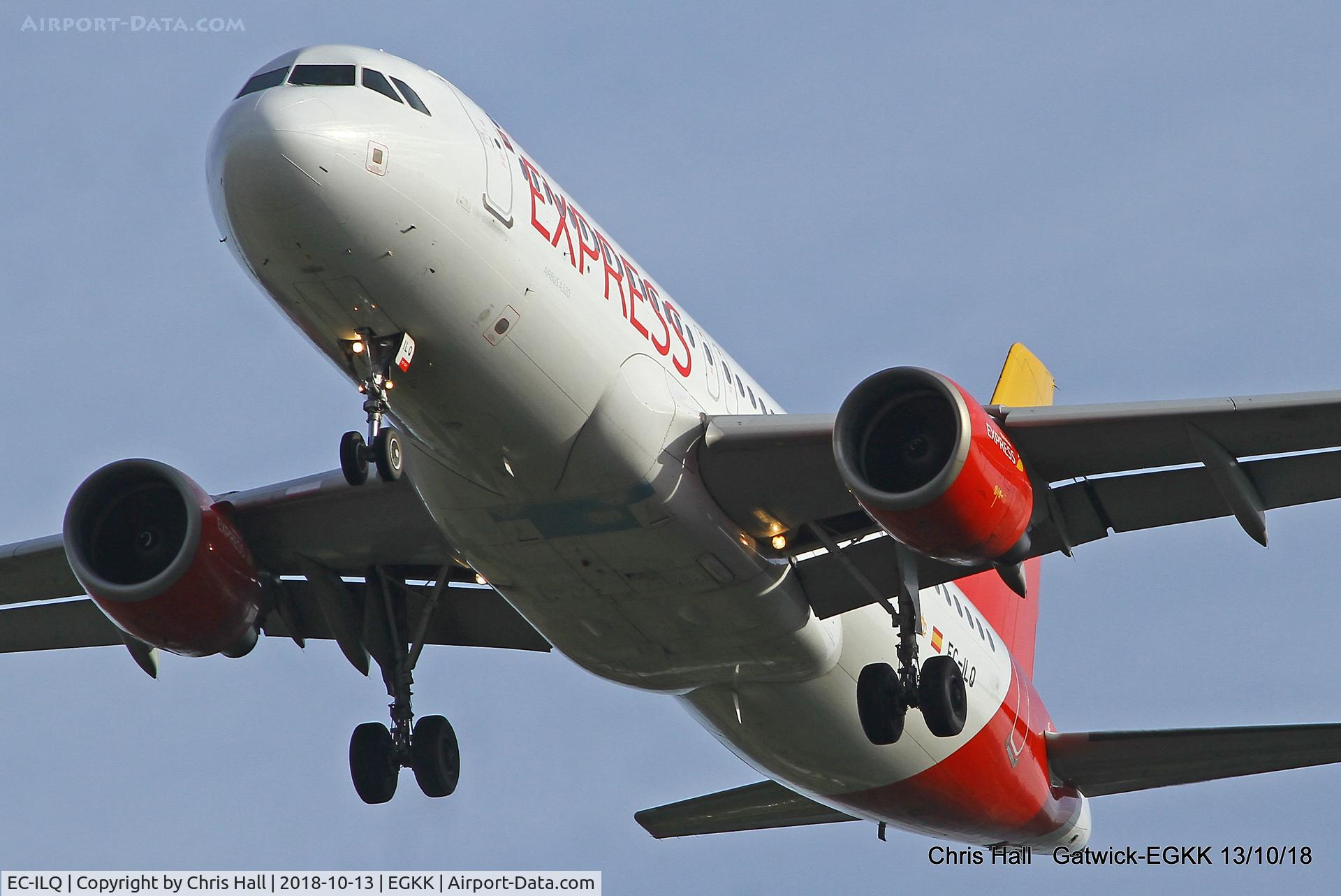 EC-ILQ, 2002 Airbus A320-214 C/N 1736, Gatwick