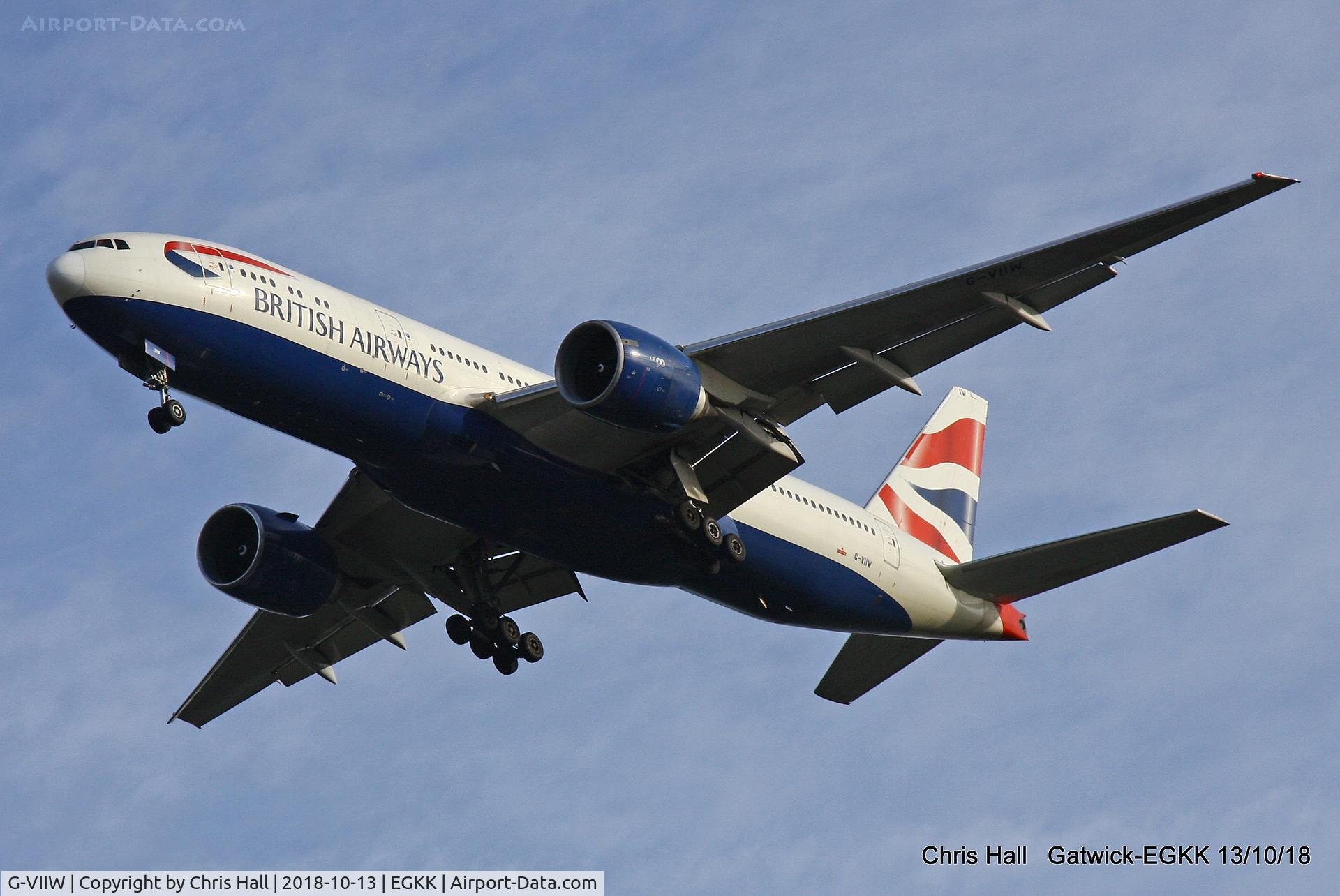 G-VIIW, 1999 Boeing 777-236 C/N 29965, Gatwick