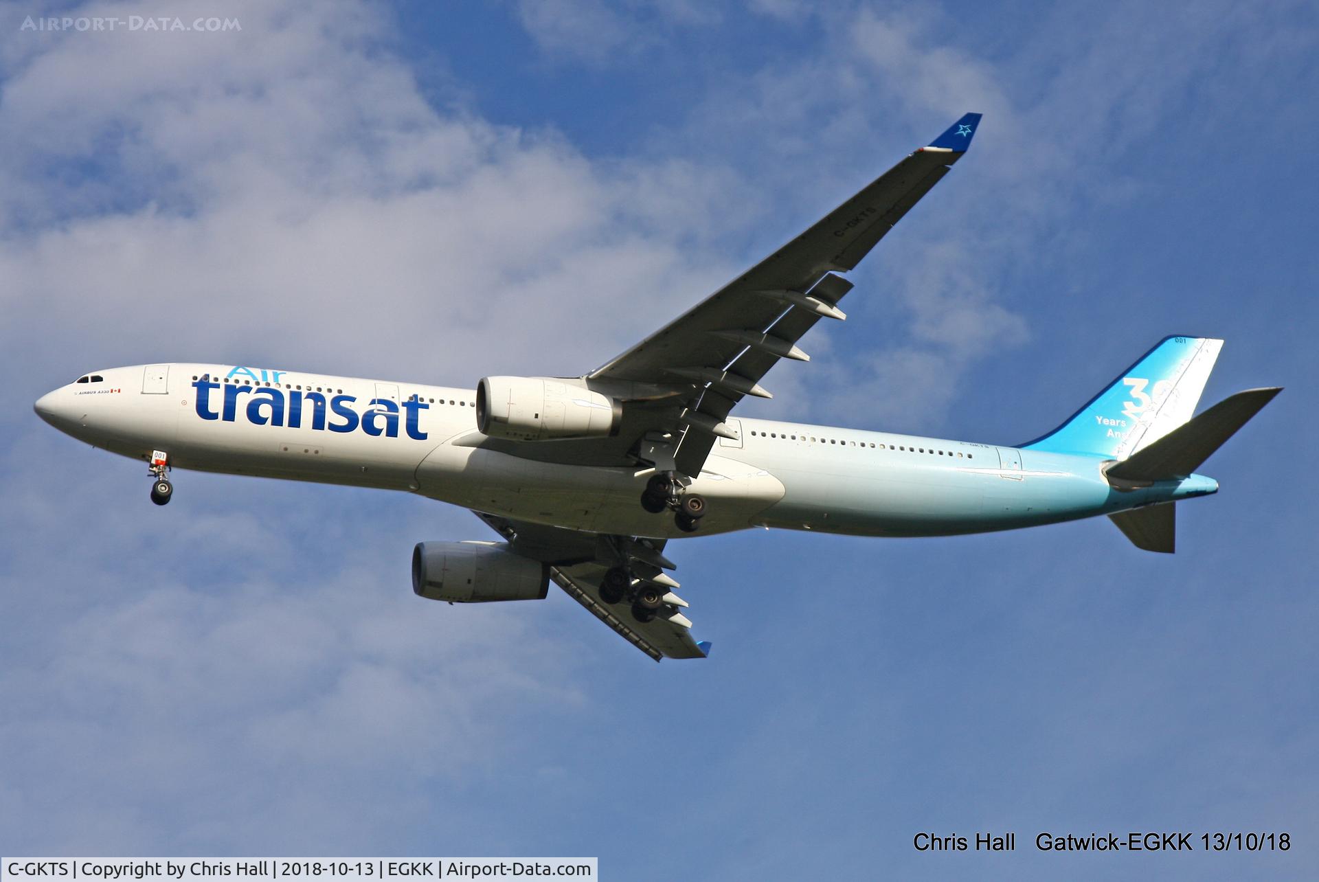 C-GKTS, 1995 Airbus A330-342 C/N 111, Gatwick