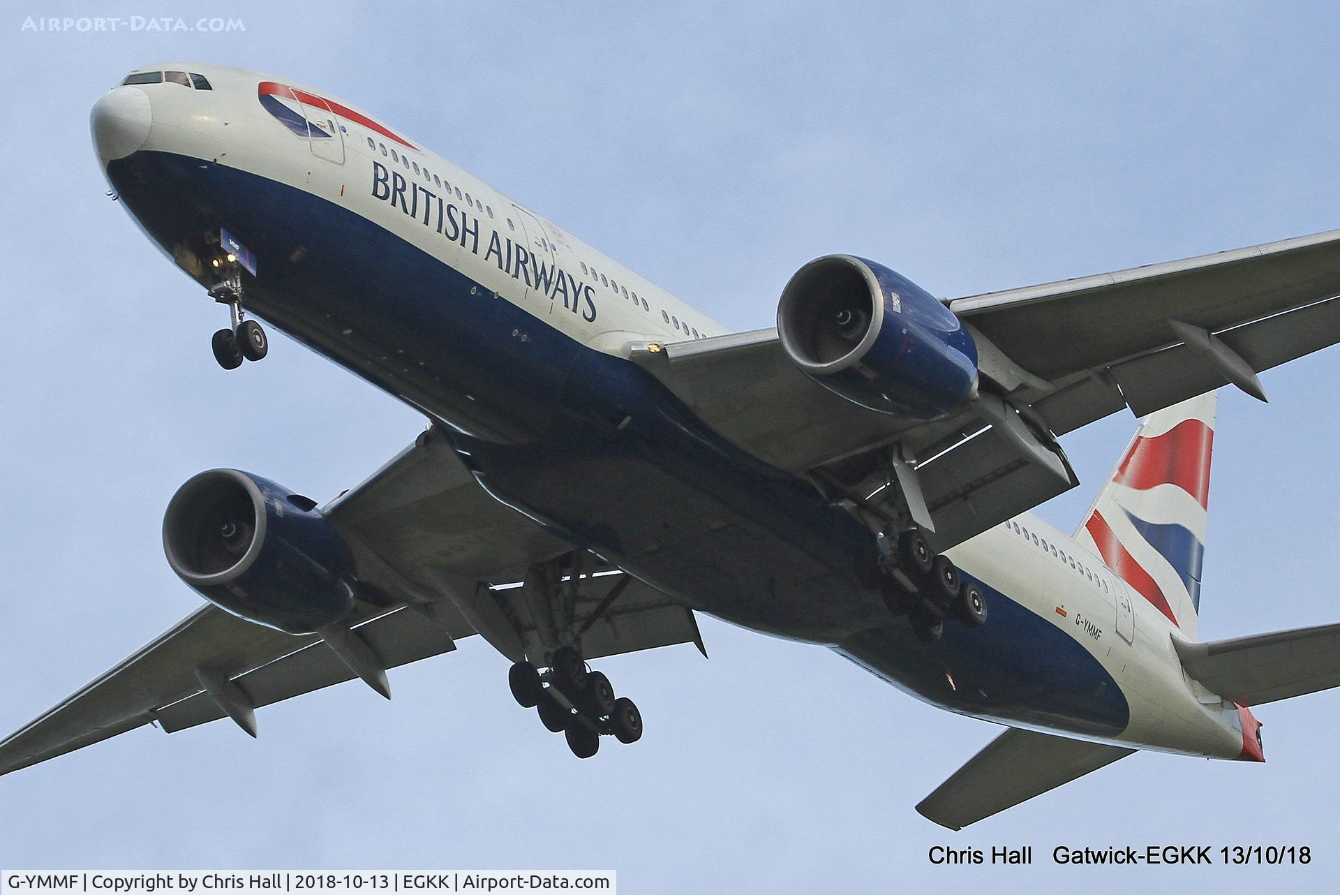 G-YMMF, 2000 Boeing 777-236 C/N 30307, Gatwick
