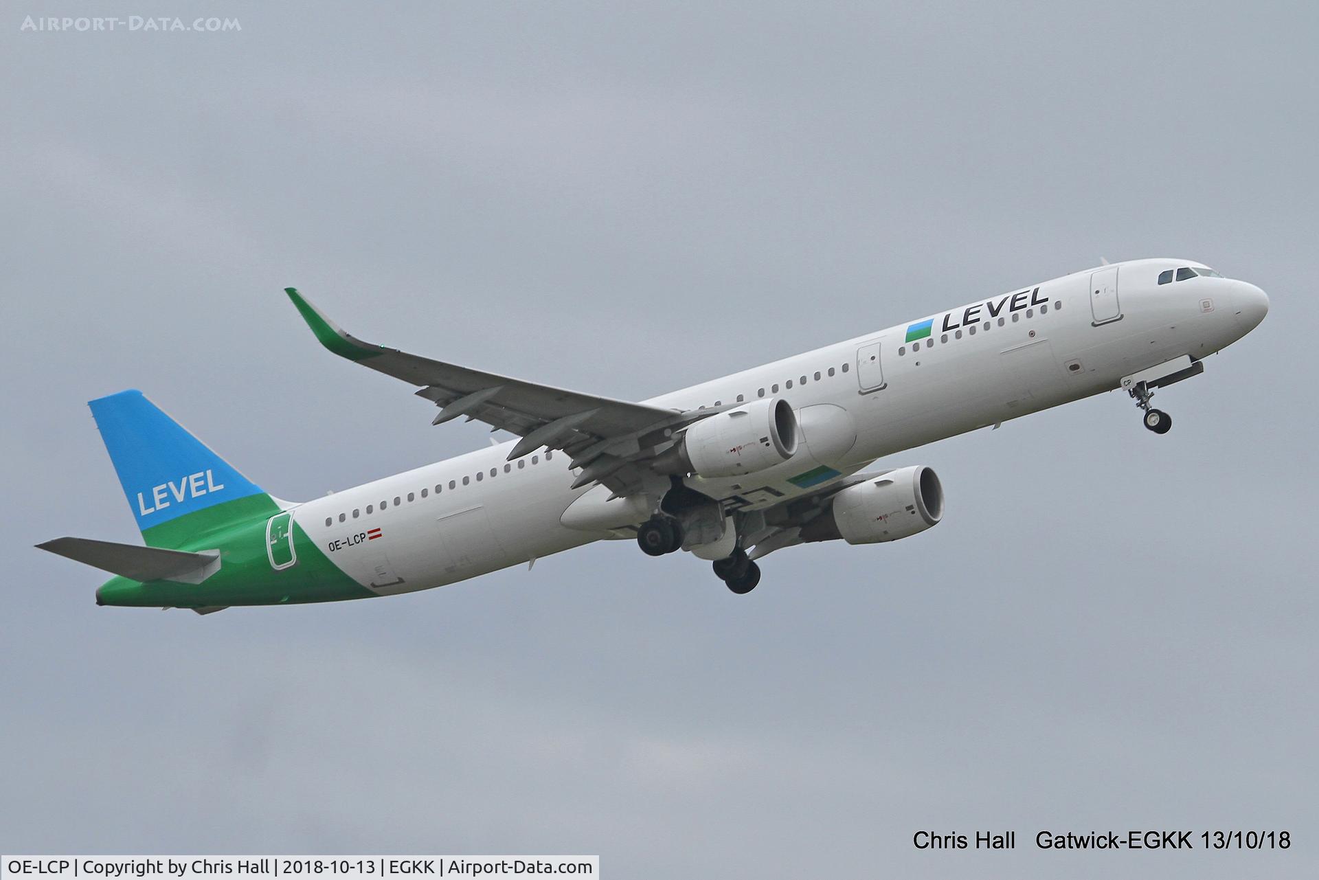 OE-LCP, 2015 Airbus A321-211 C/N 6629, Gatwick
