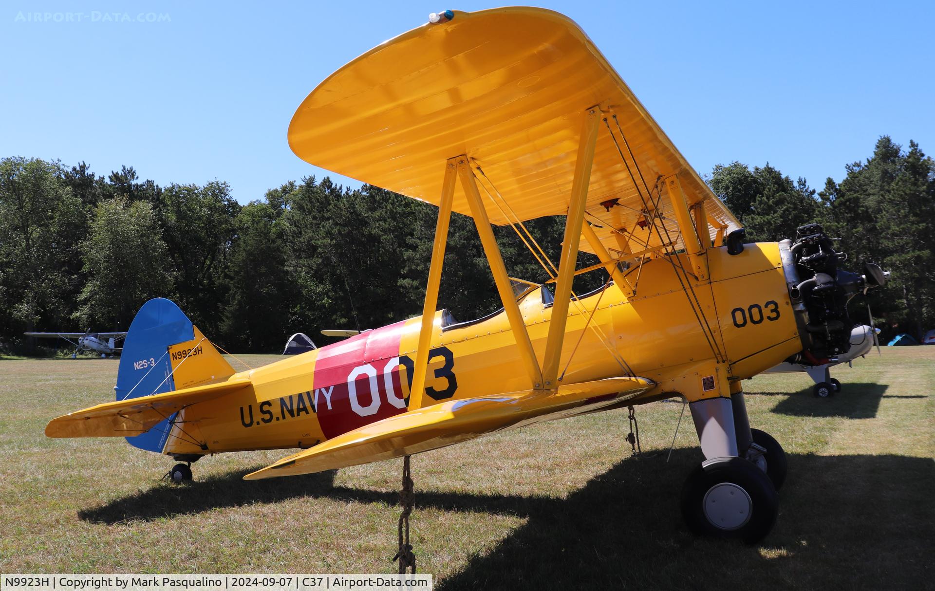 N9923H, 1943 Boeing A75N1(PT17) C/N 75-7477, Stearman