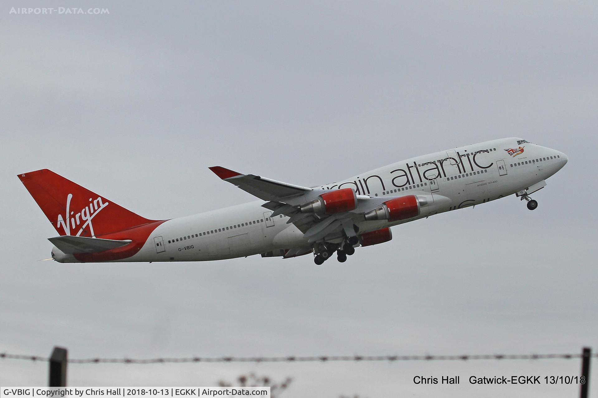 G-VBIG, 1996 Boeing 747-4Q8 C/N 26255, Gatwick