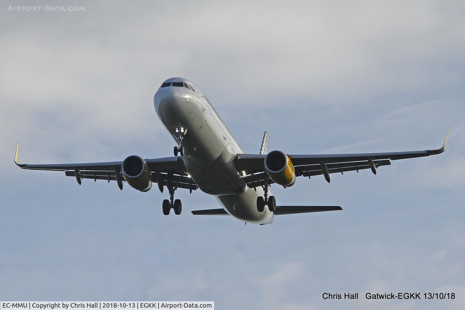 EC-MMU, 2016 Airbus A321-231 C/N 7218, Gatwick