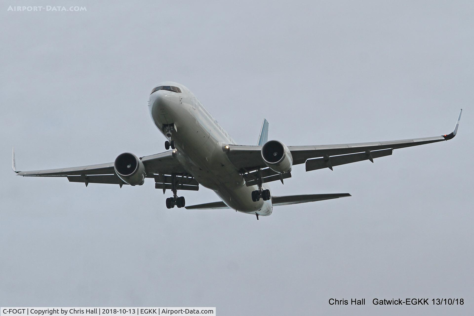 C-FOGT, 1991 Boeing 767-338 C/N 25246, Gatwick