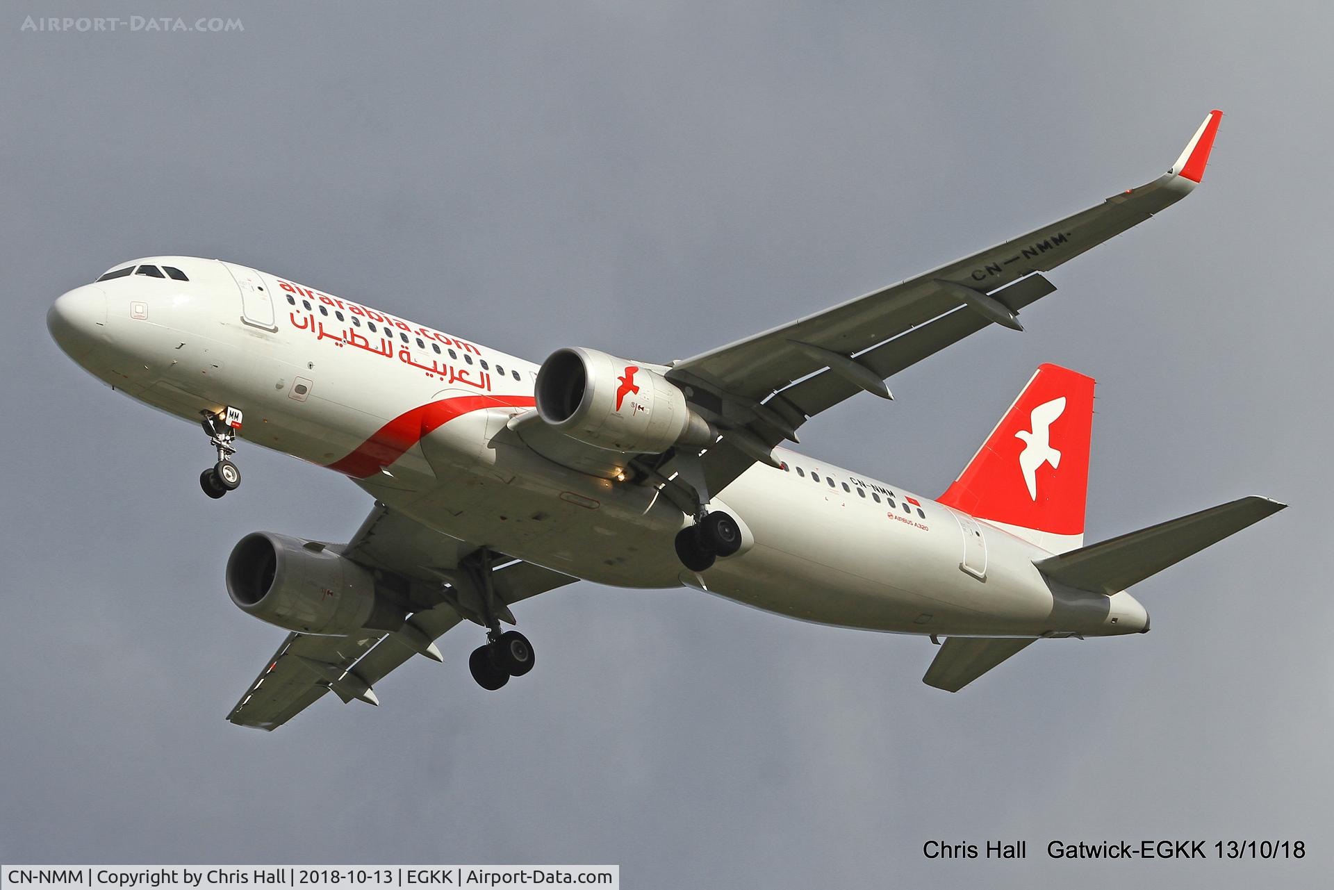 CN-NMM, 2016 Airbus A320-214 C/N 7096, Gatwick