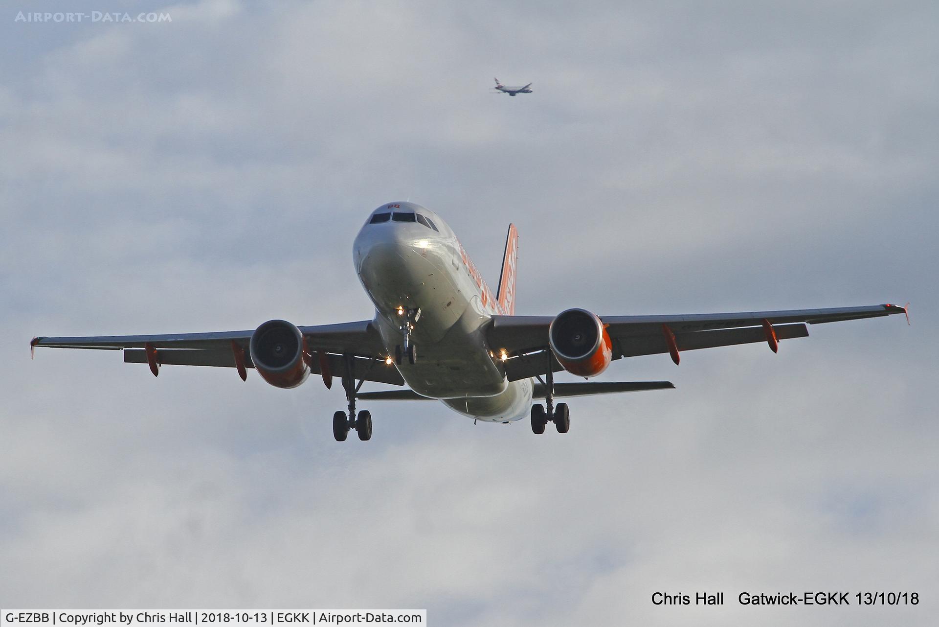 G-EZBB, 2006 Airbus A319-111 C/N 2854, Gatwick