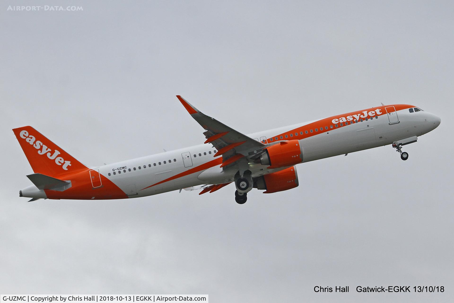 G-UZMC, 2018 Airbus A321-251NX C/N 8386, Gatwick