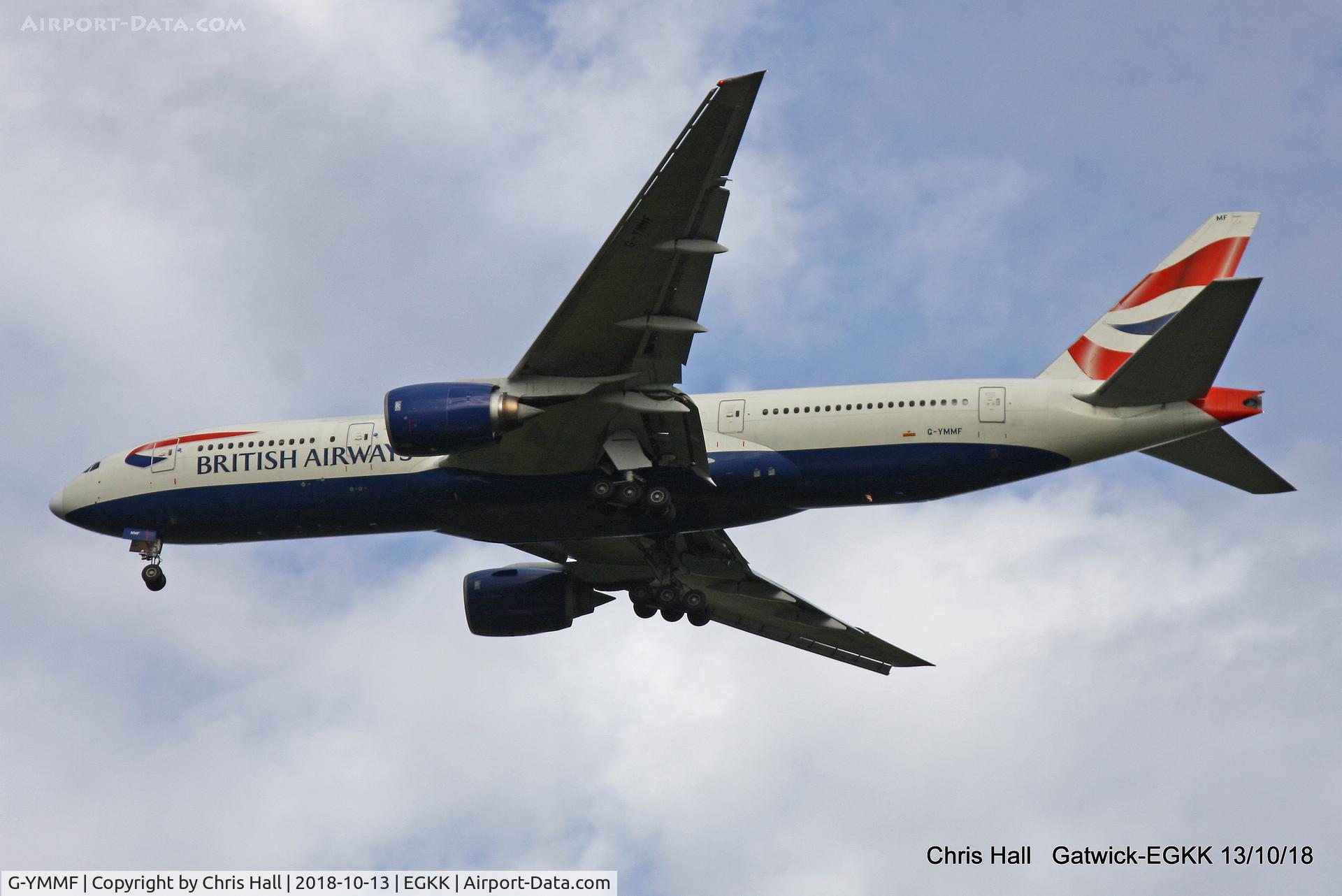 G-YMMF, 2000 Boeing 777-236 C/N 30307, Gatwick