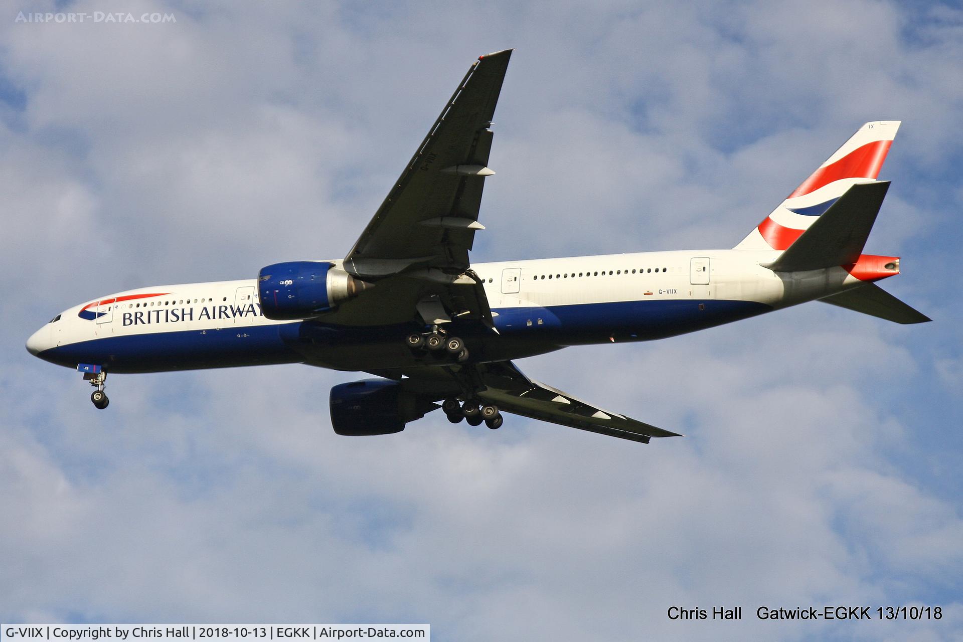 G-VIIX, 1999 Boeing 777-236 C/N 29966, Gatwick