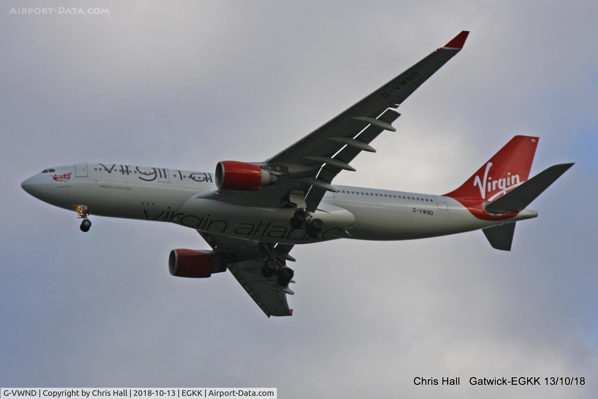 G-VWND, 2002 Airbus A330-223 C/N 476, Gatwick