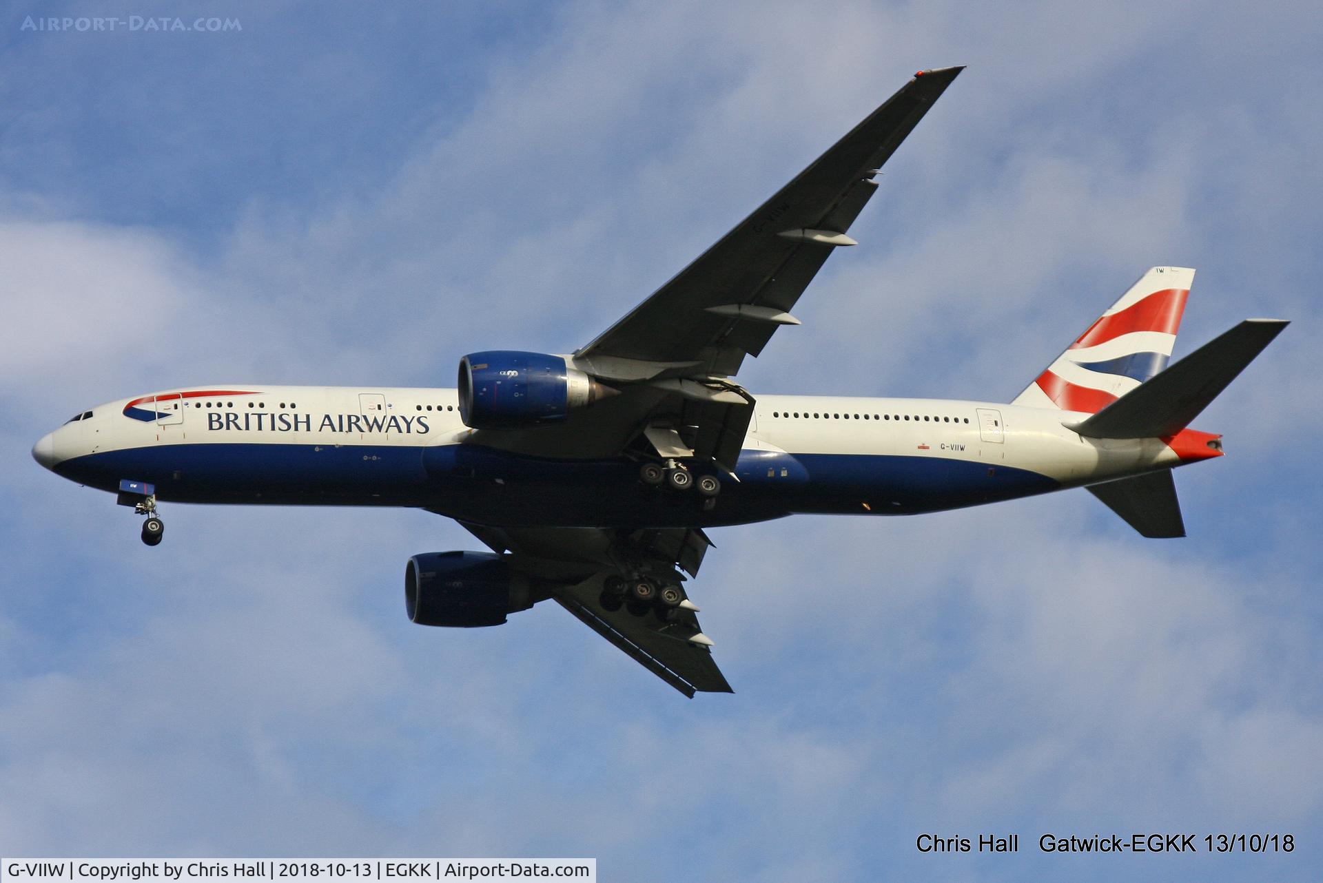 G-VIIW, 1999 Boeing 777-236 C/N 29965, Gatwick