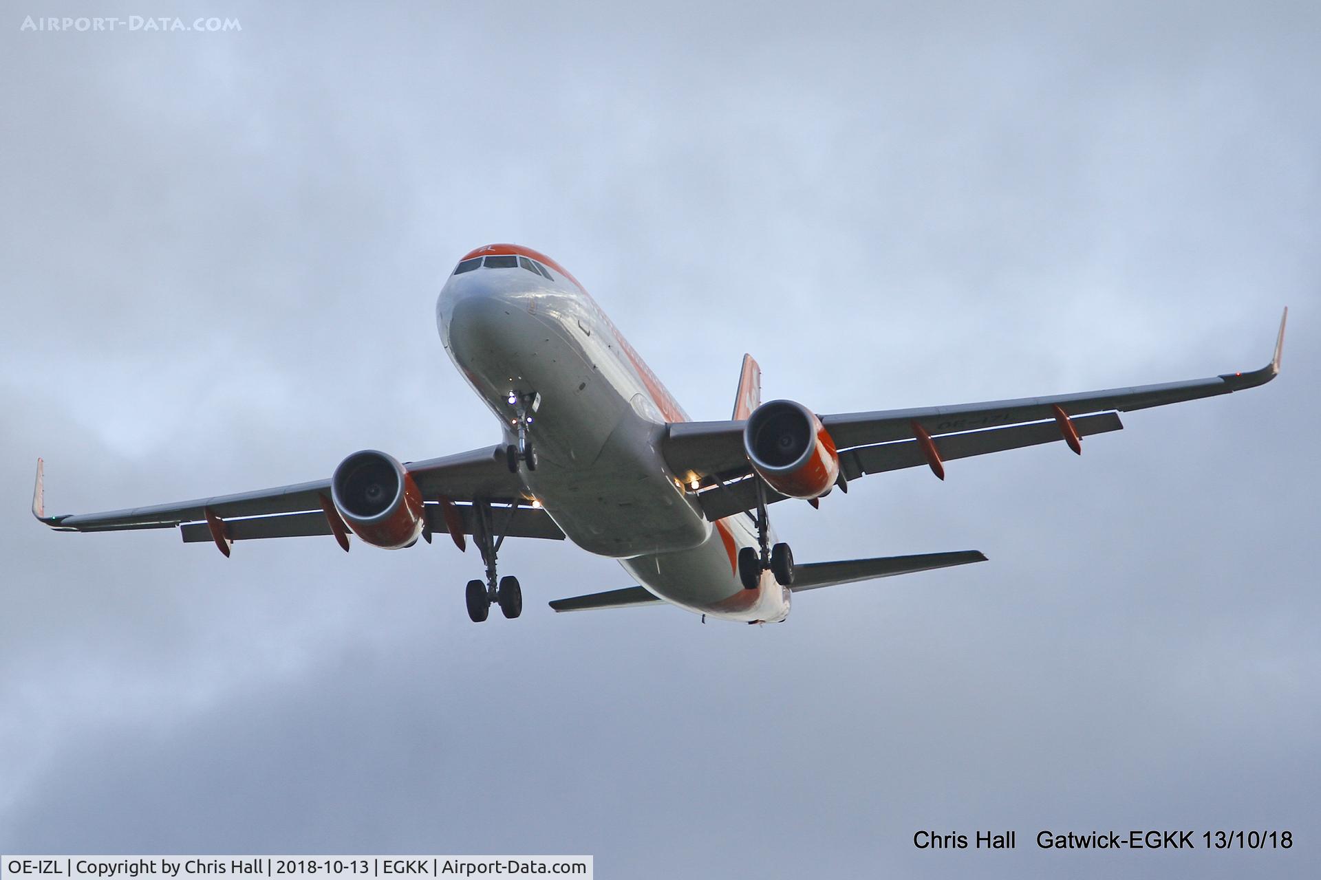 OE-IZL, 2016 Airbus A320-214 C/N 6927, Gatwick