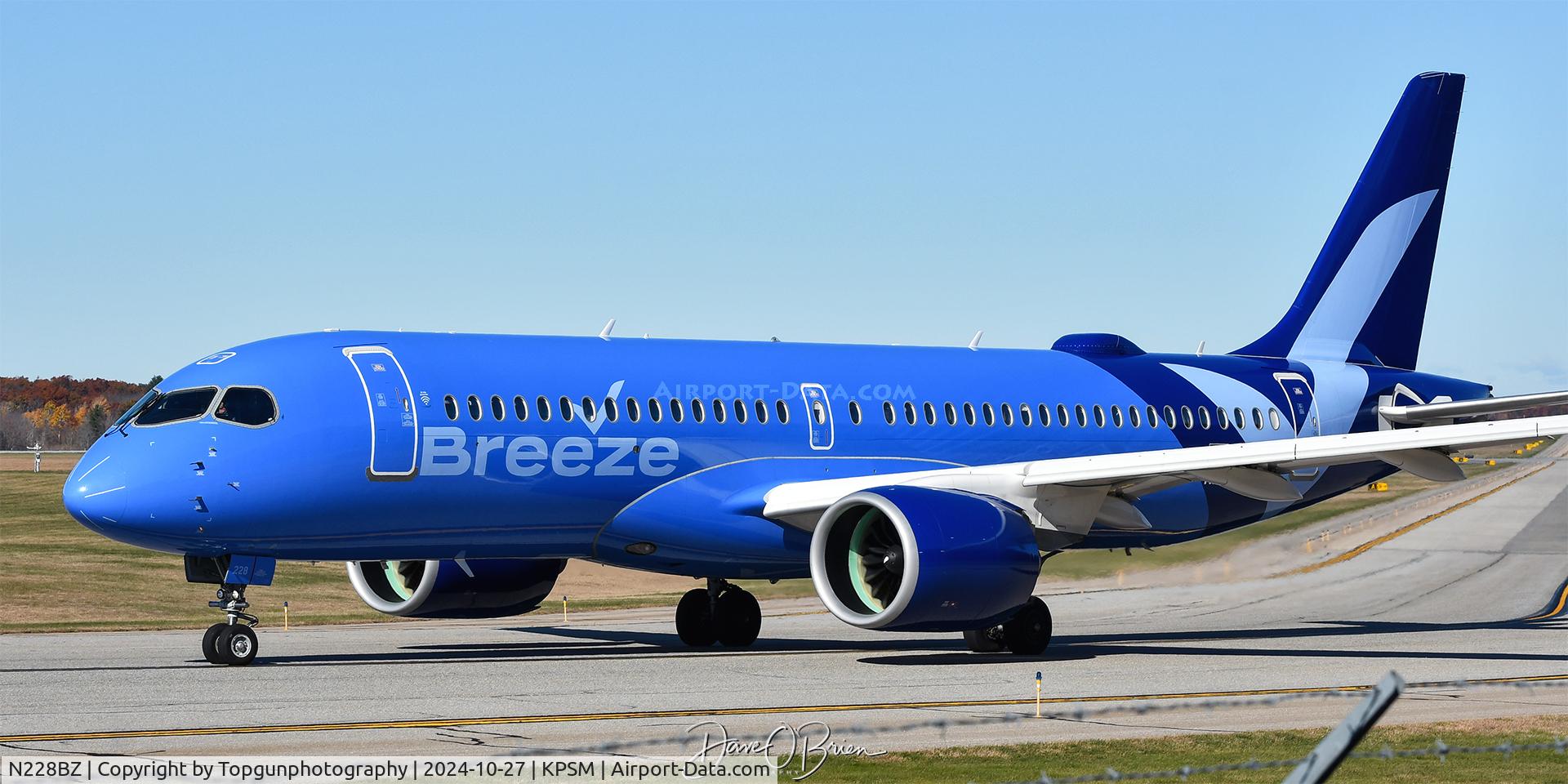 N228BZ, Airbus A220-300 C/N 55241, MOXY810 heading back to FL