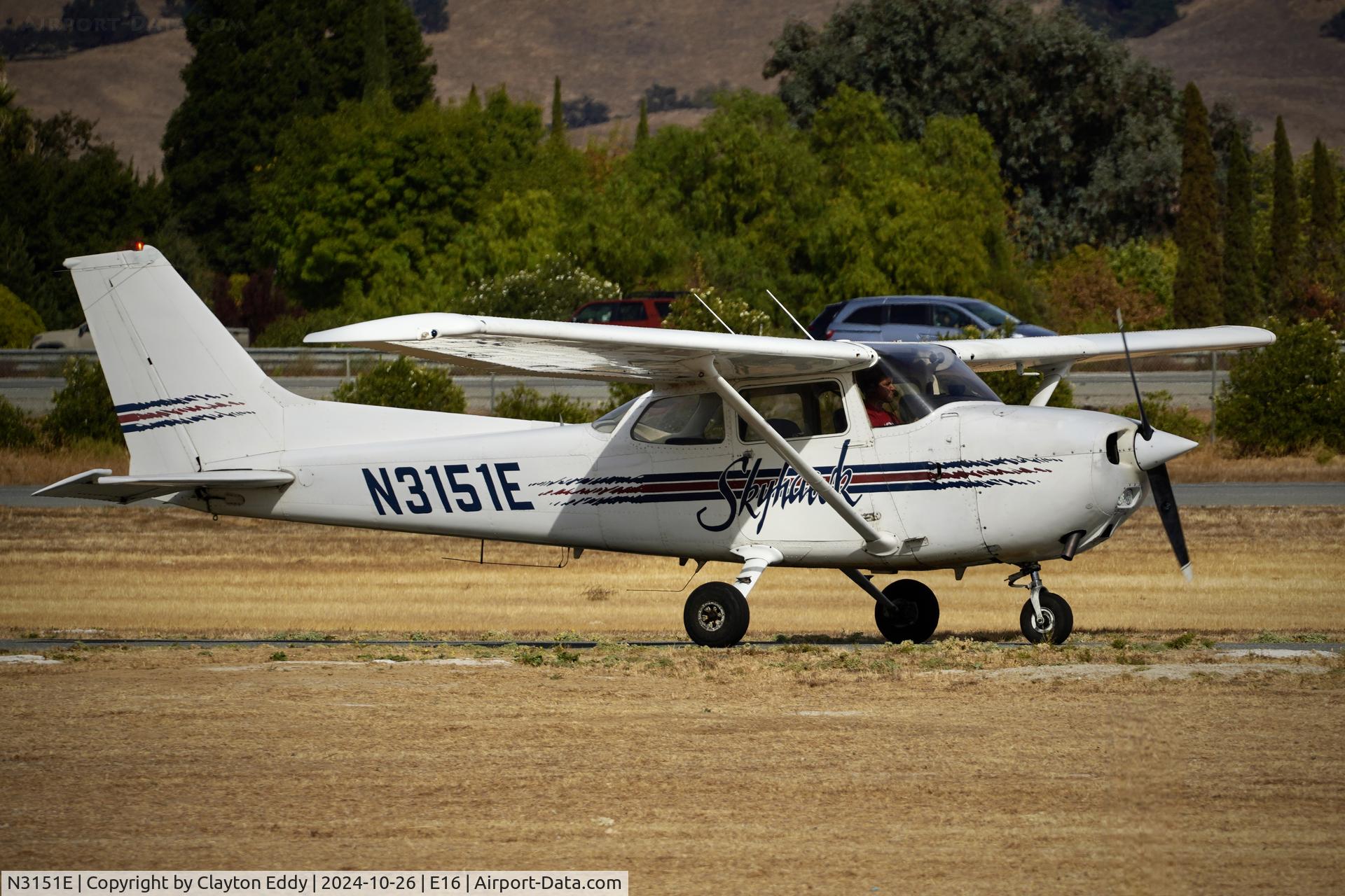 N3151E, 1978 Cessna 172N C/N 17271453, San Martin airport in California 2024.