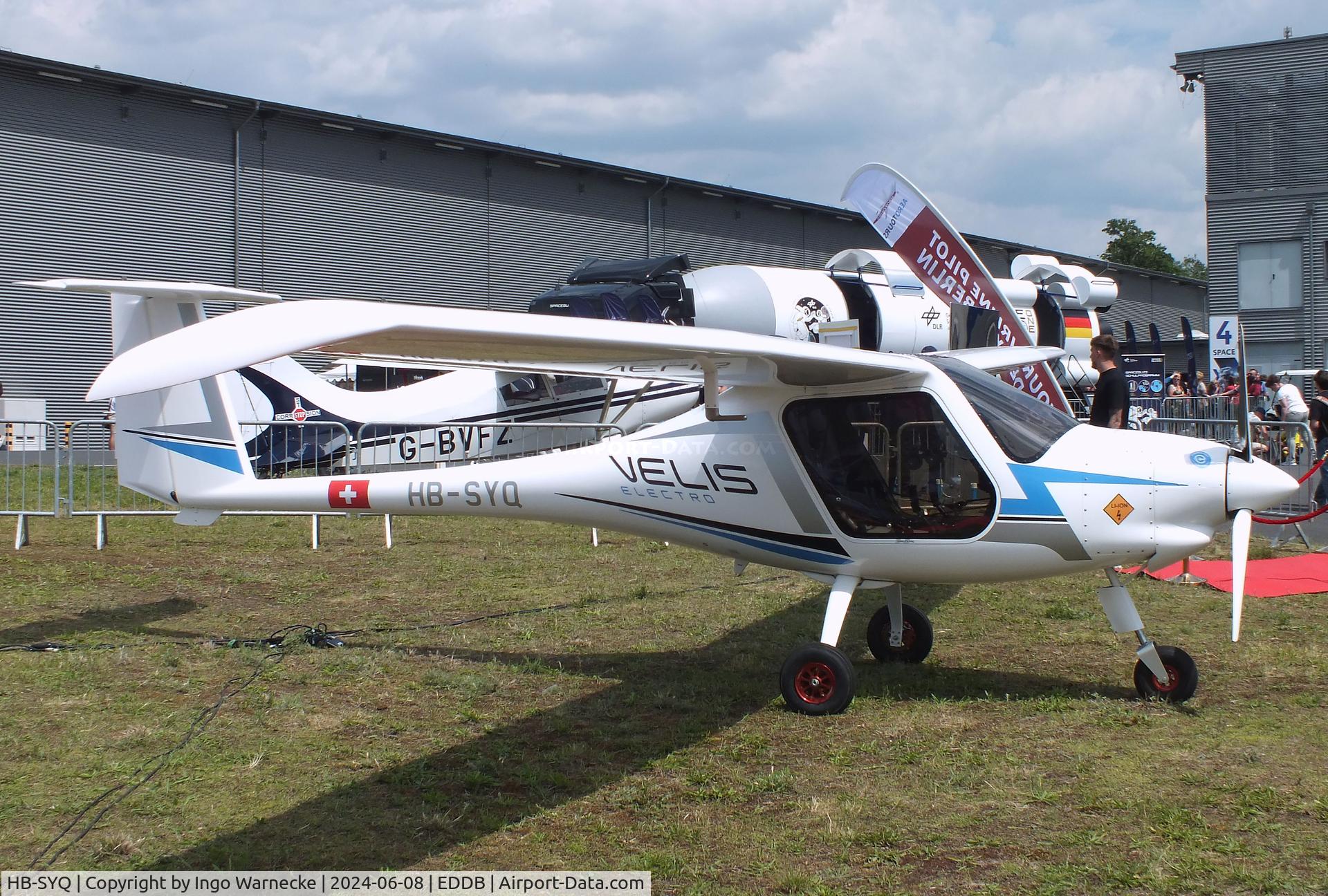 HB-SYQ, 2021 Pipistrel Virus SW 128 C/N VSW1280027, Pipistrel Virus SW 128 Velis Electro at ILA 2024, Berlin