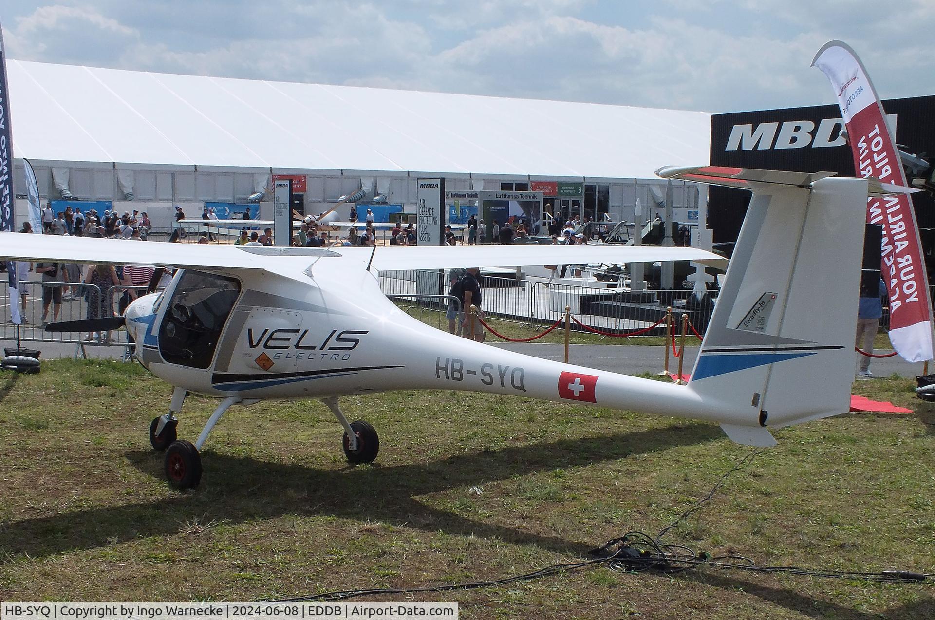 HB-SYQ, 2021 Pipistrel Virus SW 128 C/N VSW1280027, Pipistrel Virus SW 128 Velis Electro at ILA 2024, Berlin