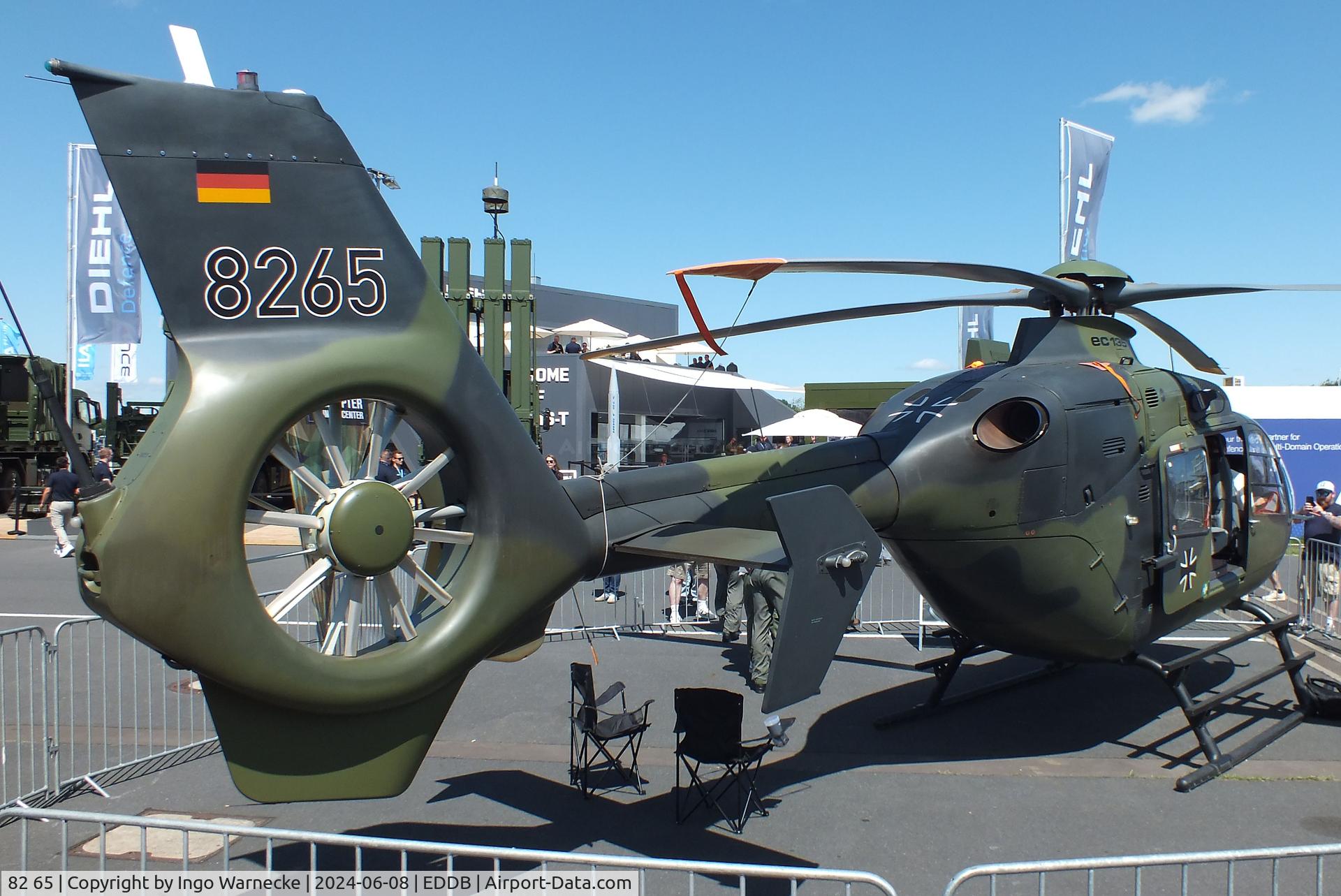 82 65, Eurocopter EC-135T-1 C/N 0119, Eurocopter EC135T-1 of the Heeresflieger (German Army) at ILA 2024, Berlin