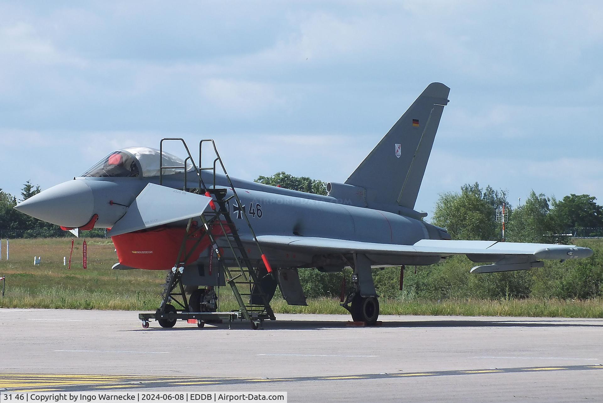 31 46, 2018 Eurofighter EF-2000 Typhoon S C/N GS0106, Eurofighter EF2000 of the Luftwaffe (German Air Force) at ILA 2024, Berlin